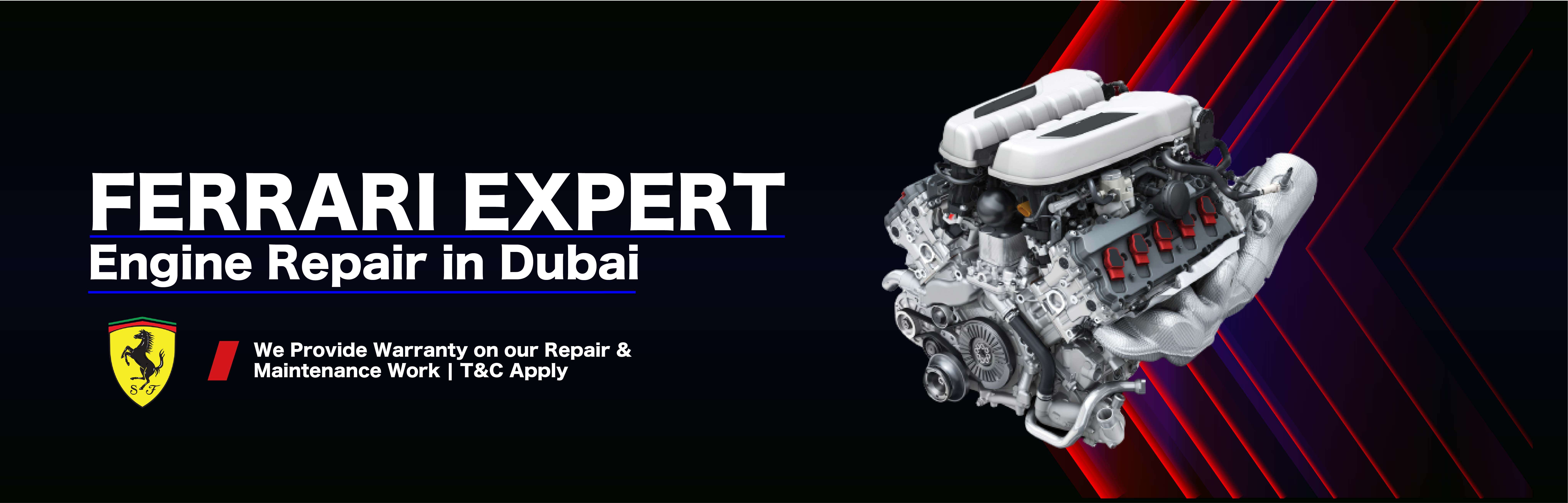 Expert Ferrari Engine Repair Services in Dubai