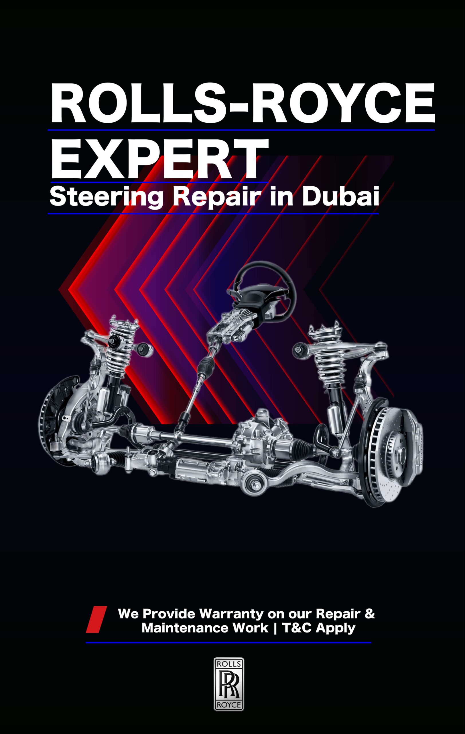 Rolls Royce Steering Repair and Service in Dubai