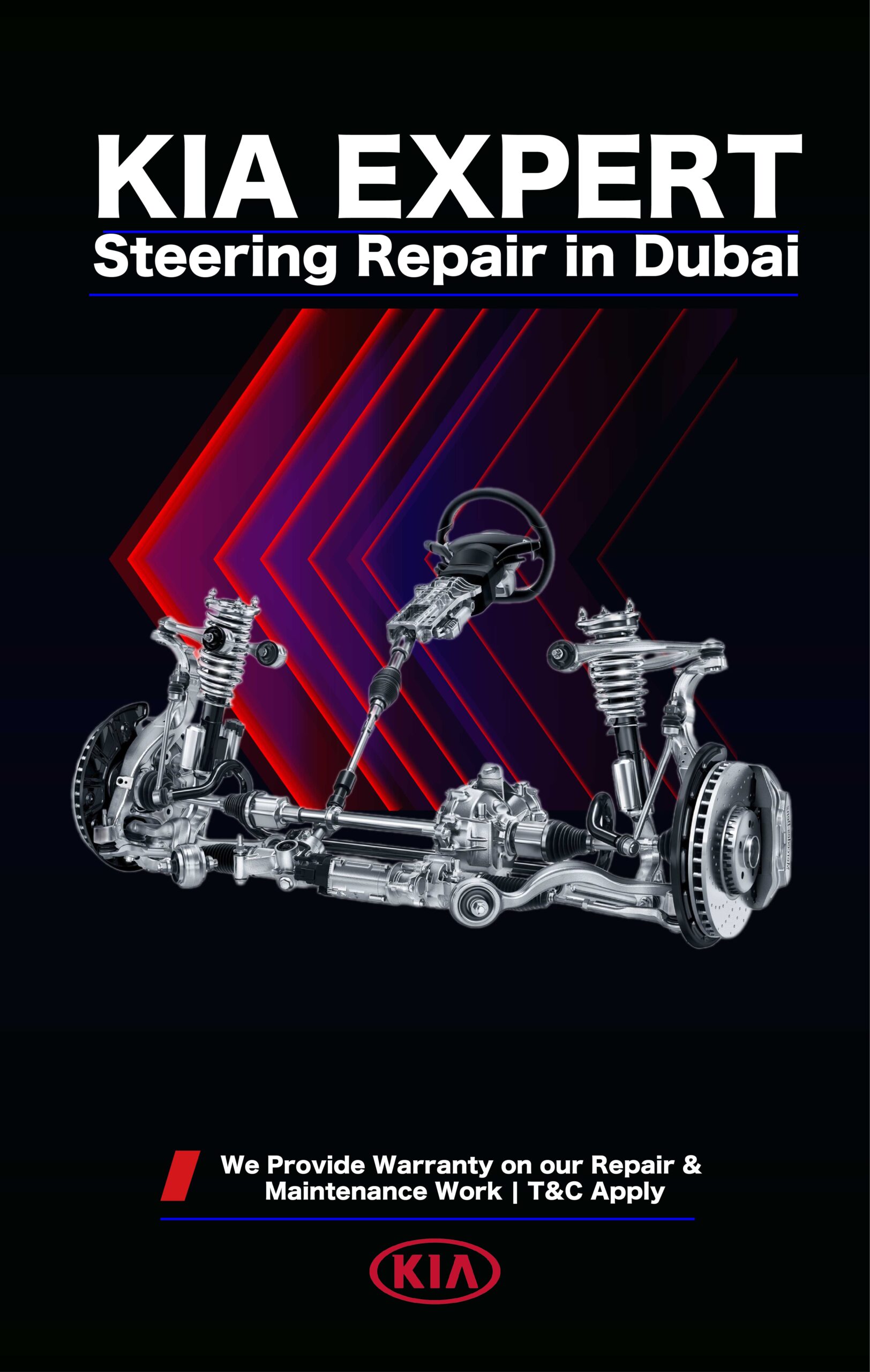 Kia Steering Repair and Service in Dubai