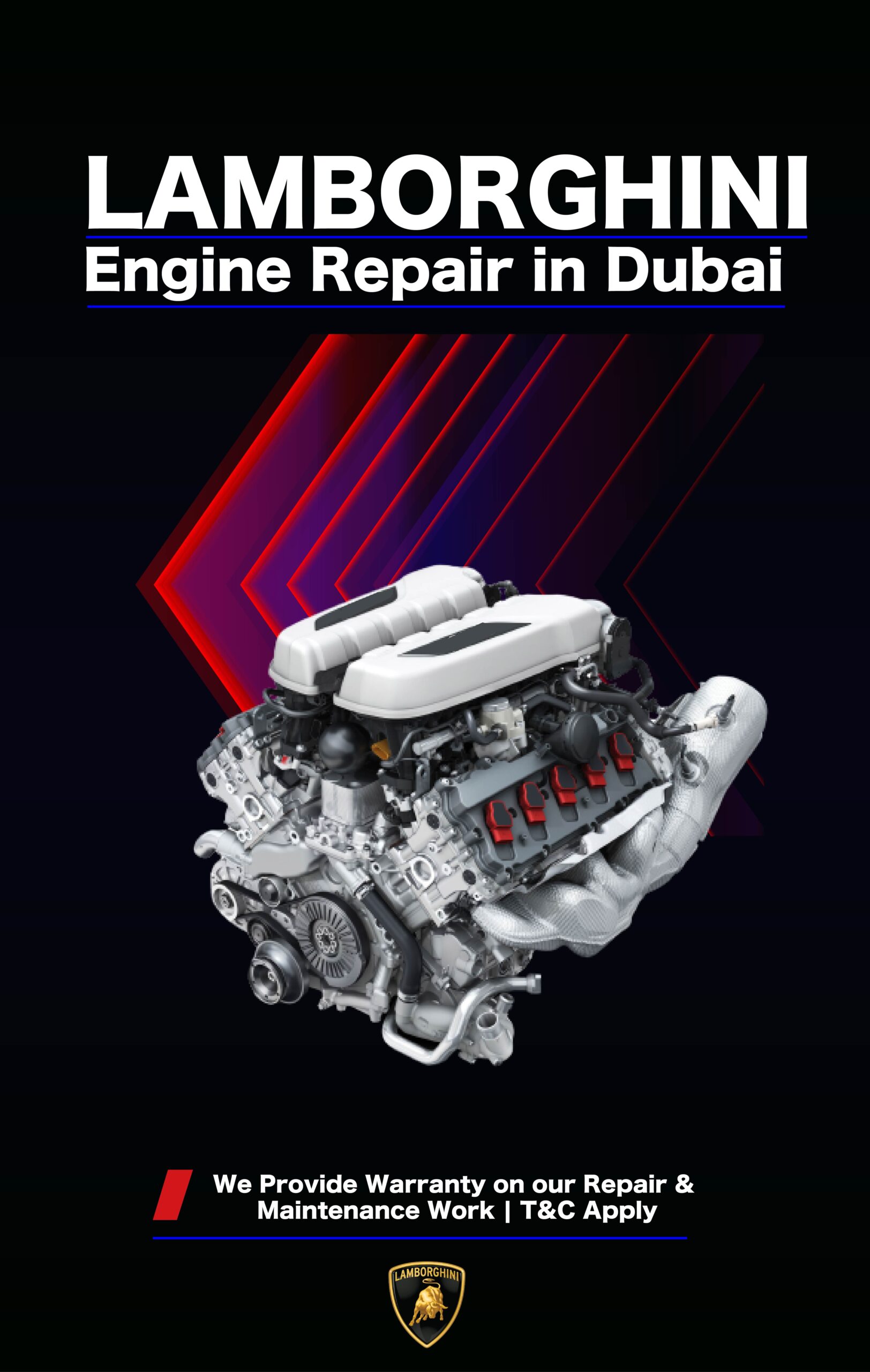 Expert Lamborghini Engine Repair Services in Dubai