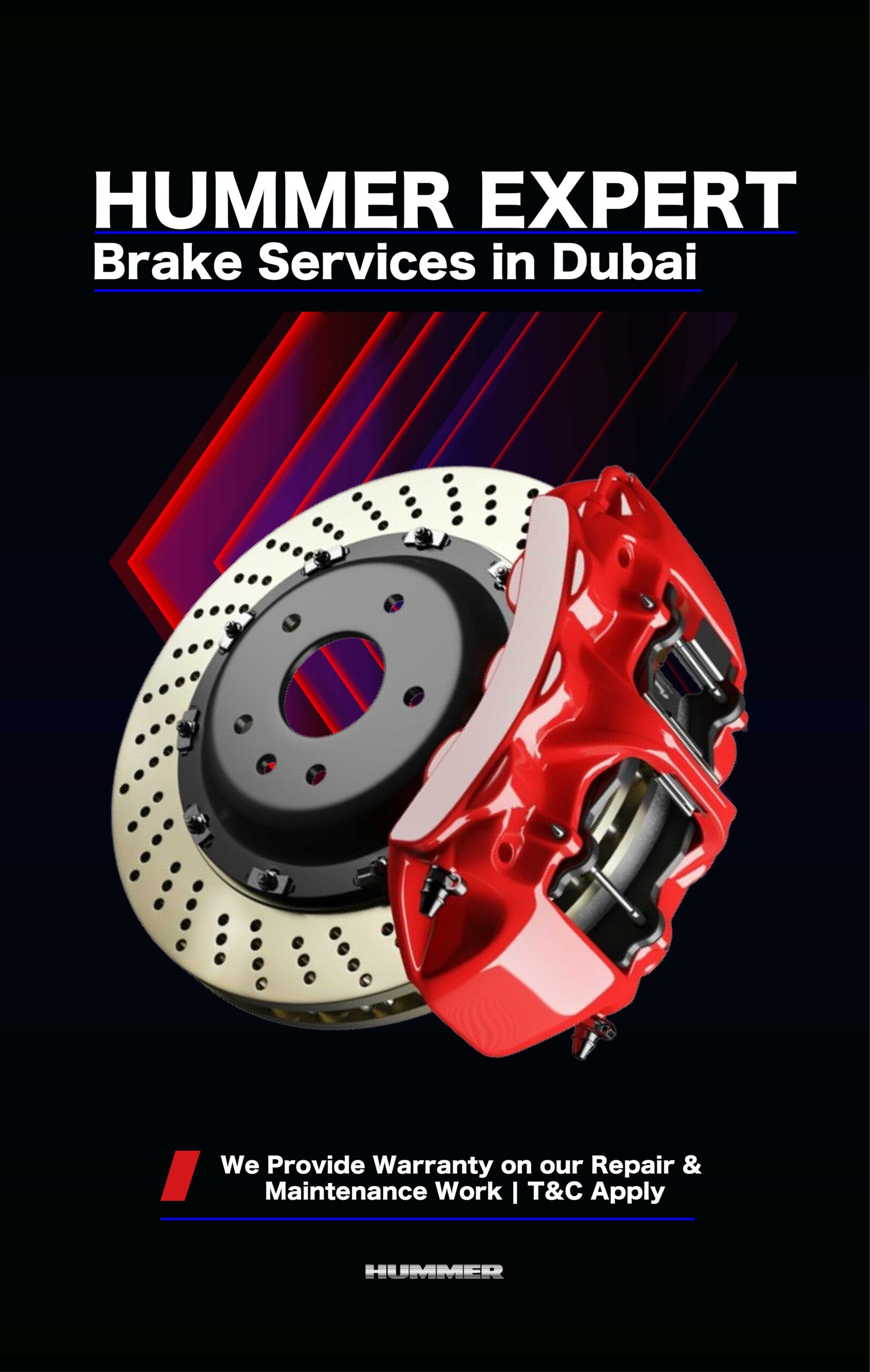 Expert Hummer Brake Service in Dubai