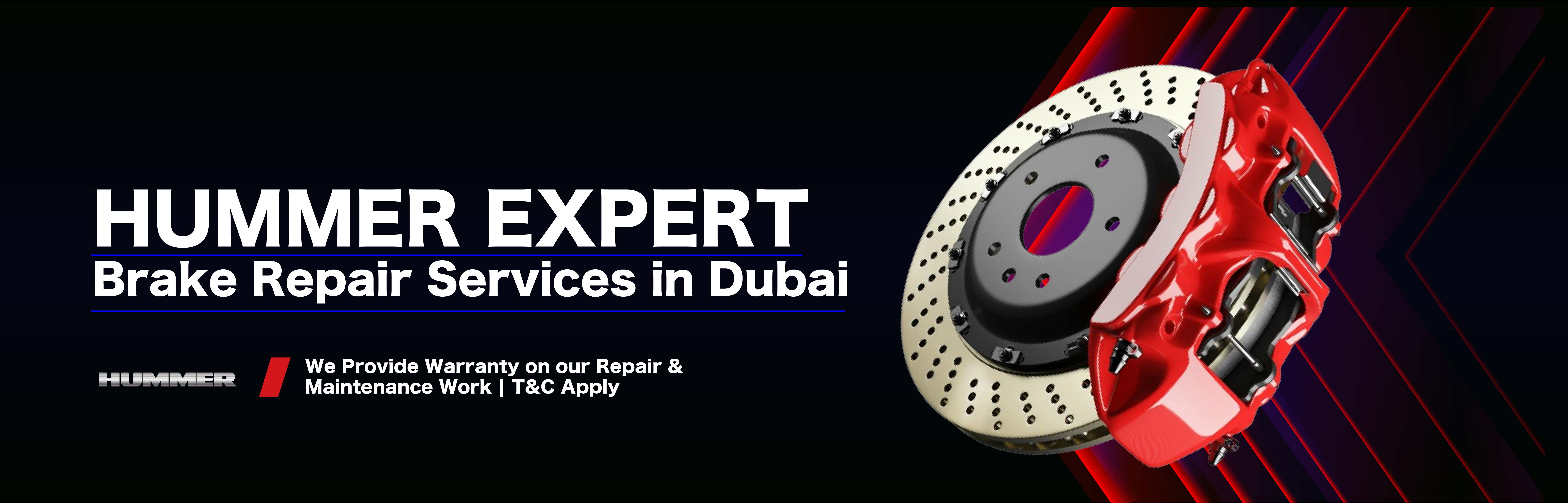 Expert Hummer Brake Service in Dubai