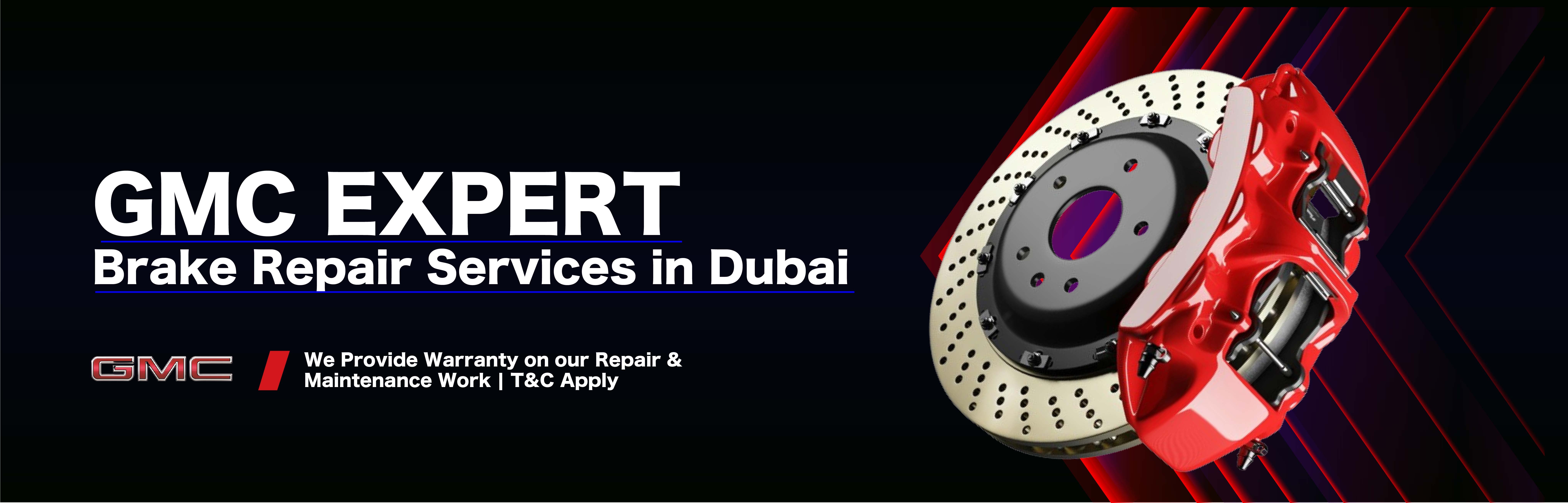 Expert GMC Brake Service in Dubai