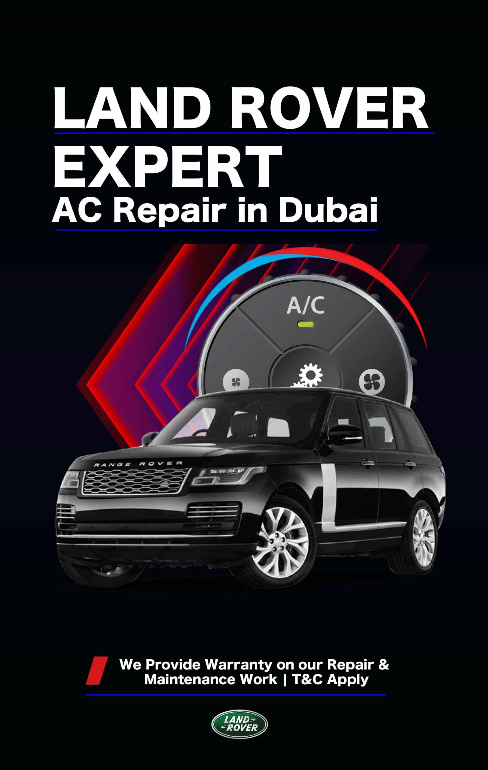 Best Land Rover AC Repair & Service in Dubai