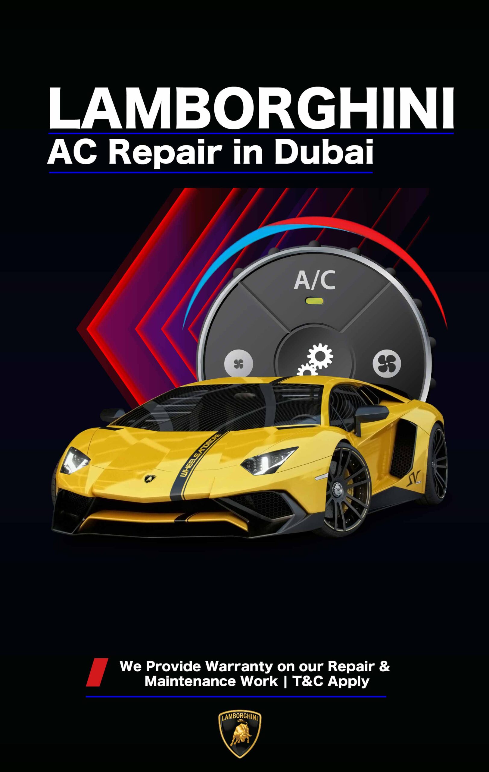 Lamborghini AC Repair & Service in Dubai