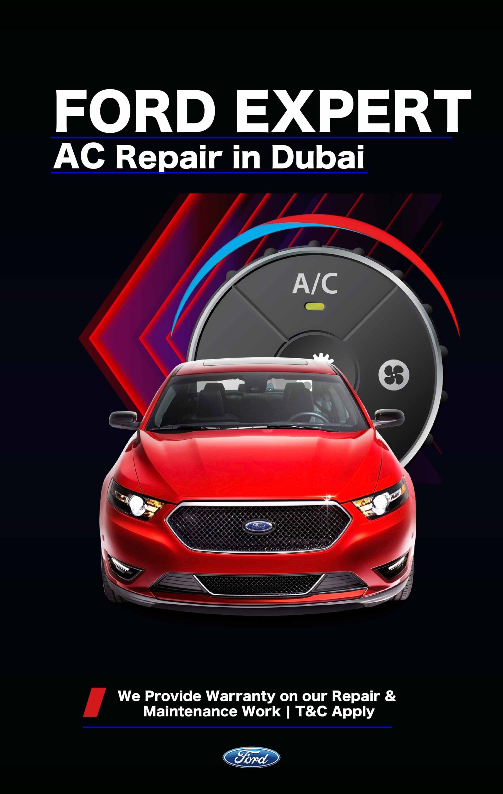 Best Ford AC Repair & Service in Dubai