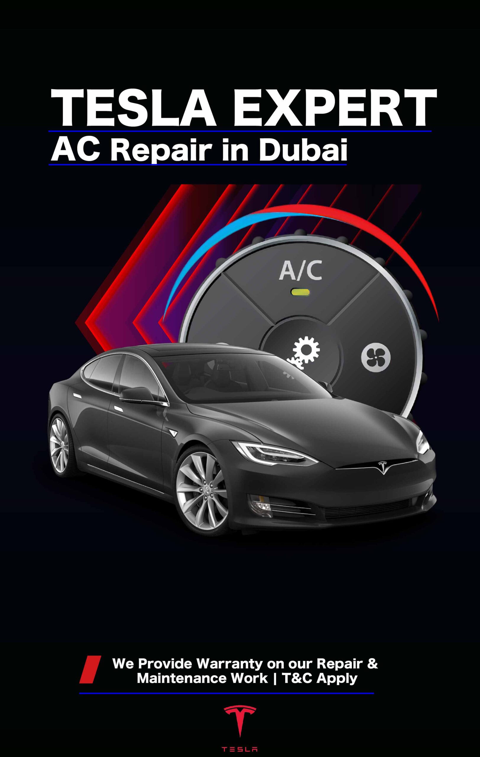 Tesla AC Repair and Service in Dubai