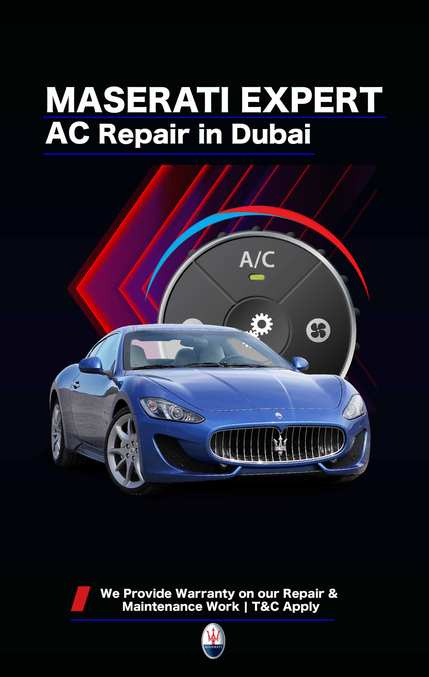 Maserati AC Repair and Service in Dubai