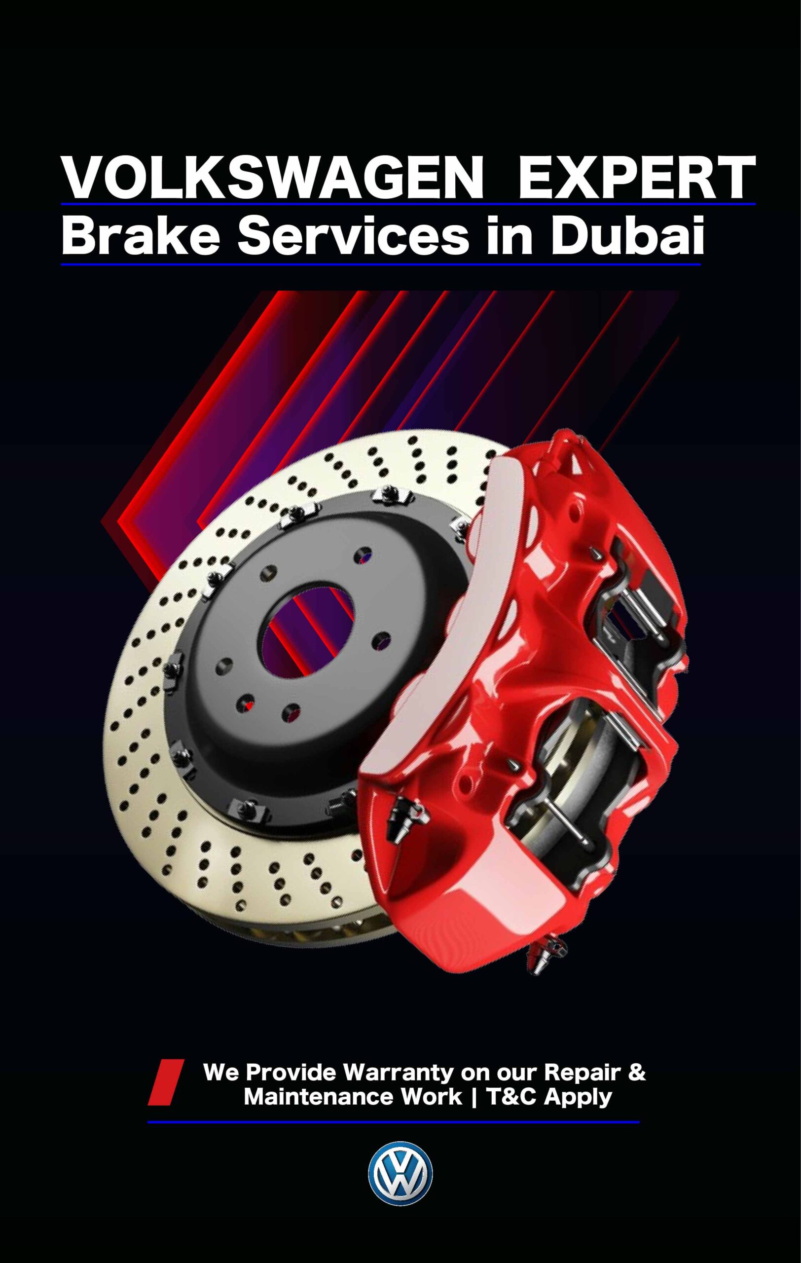 Volkswagen Brake Repair Service in Dubai