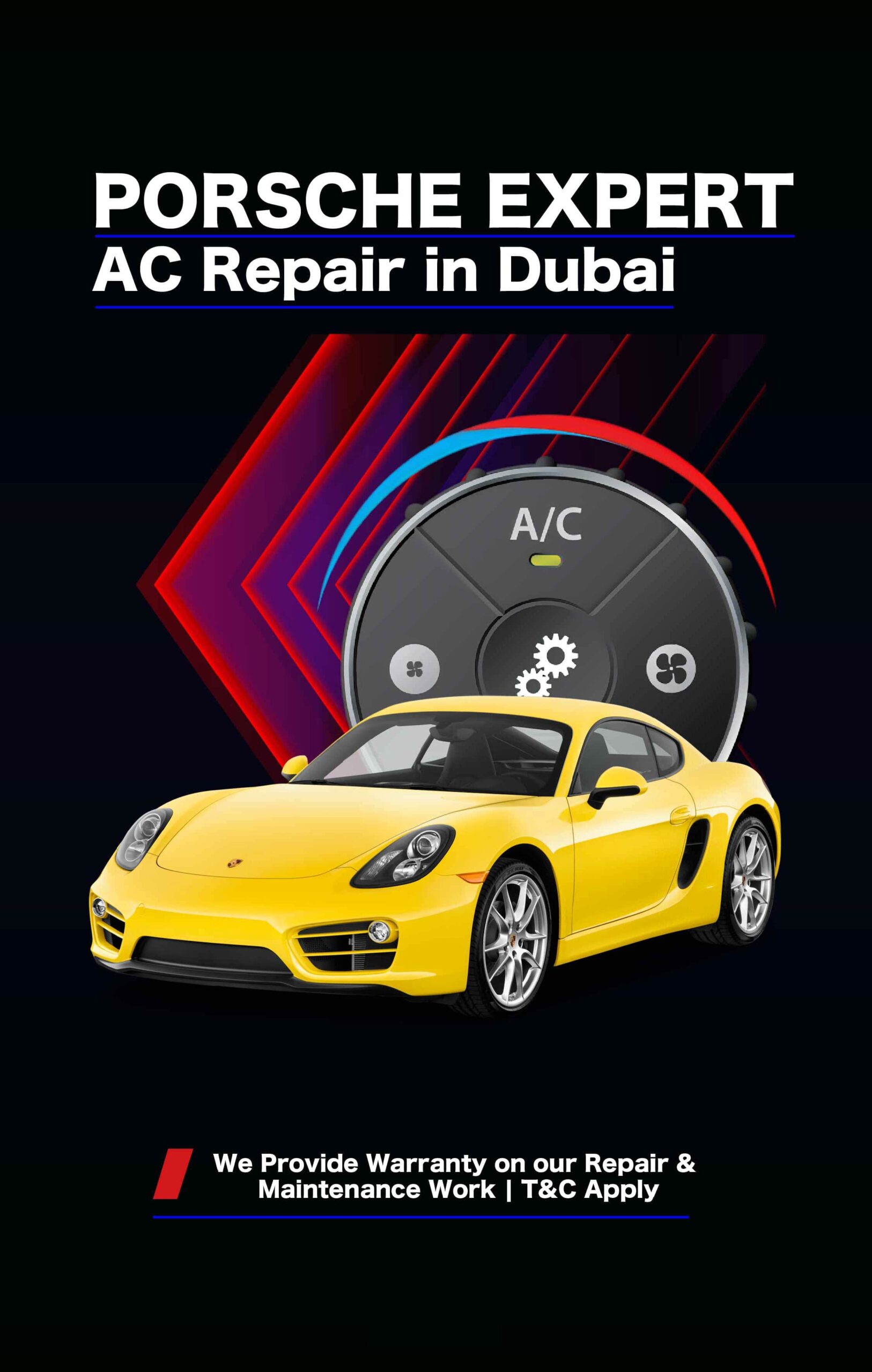 Best Porsche AC Repair & Service in Dubai