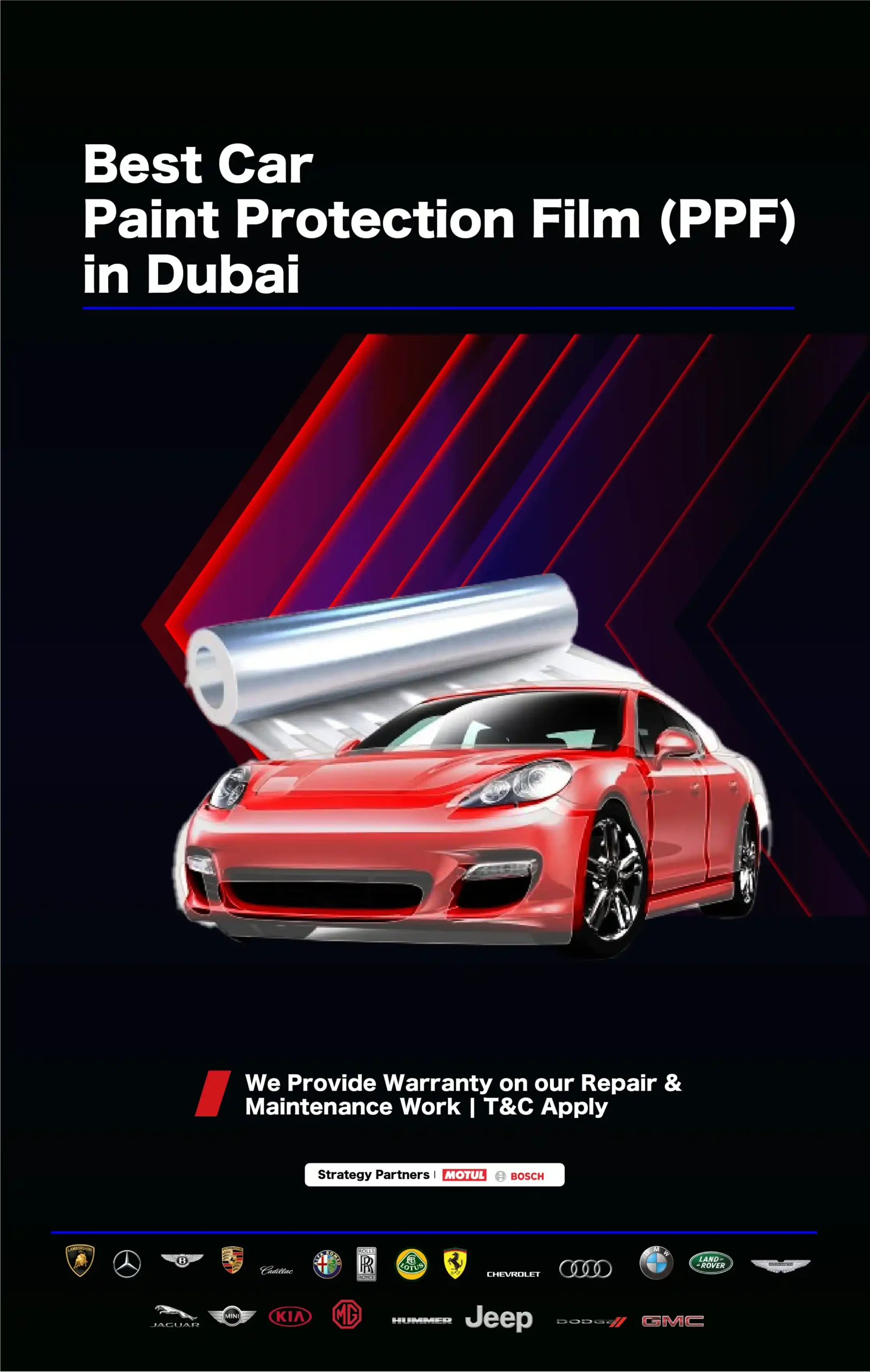 Best Car Paint Protection Film Dubai