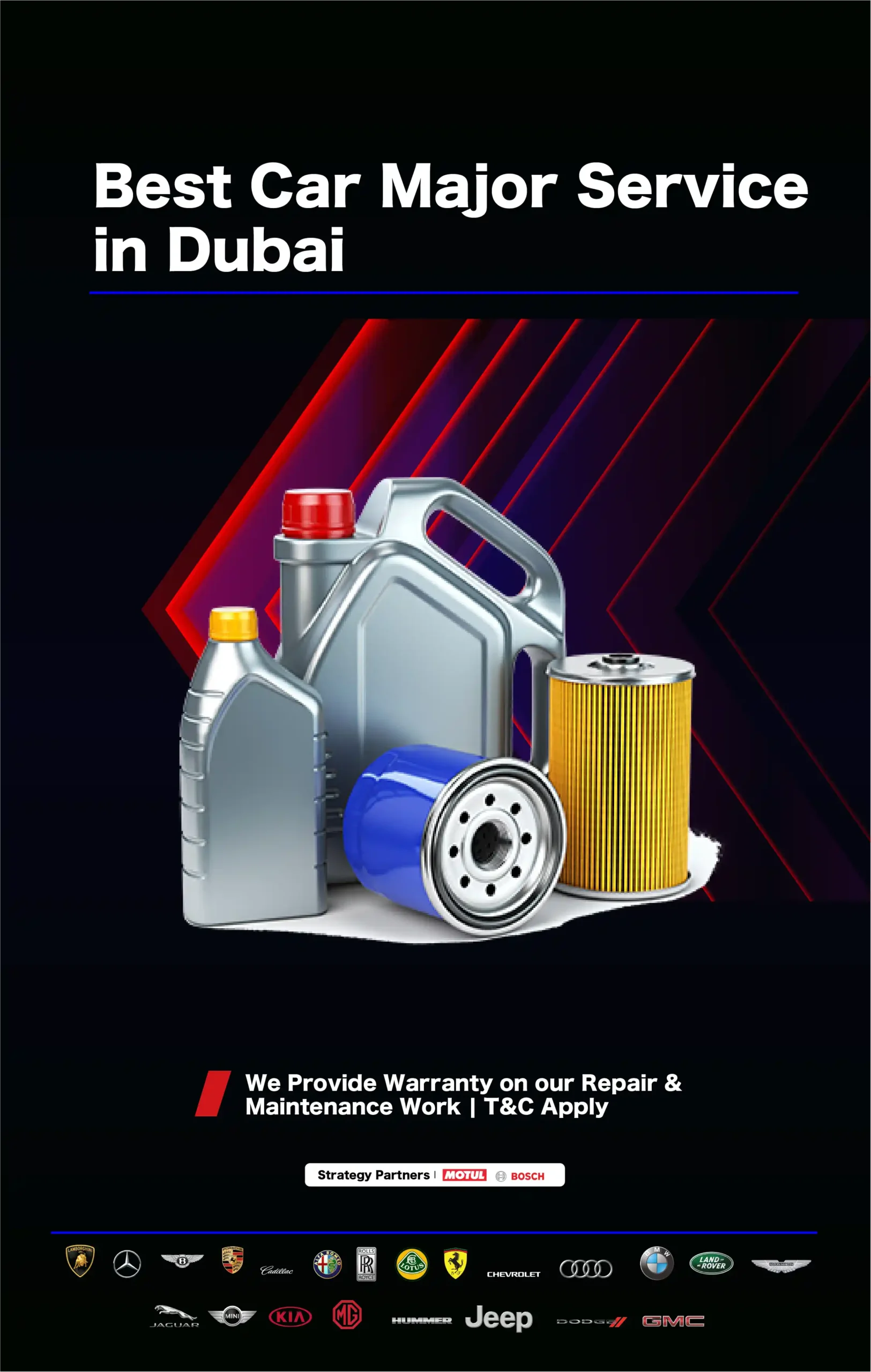 Comprehensive Lincoln Major Service Package in Dubai