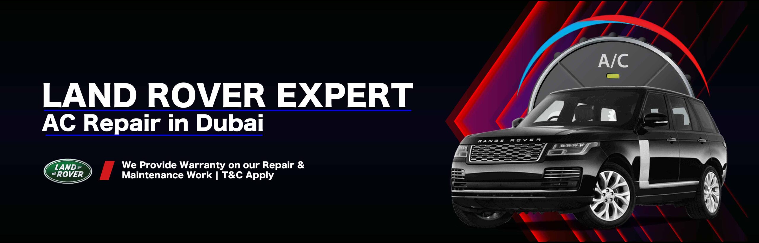 Best Land Rover AC Repair & Service in Dubai