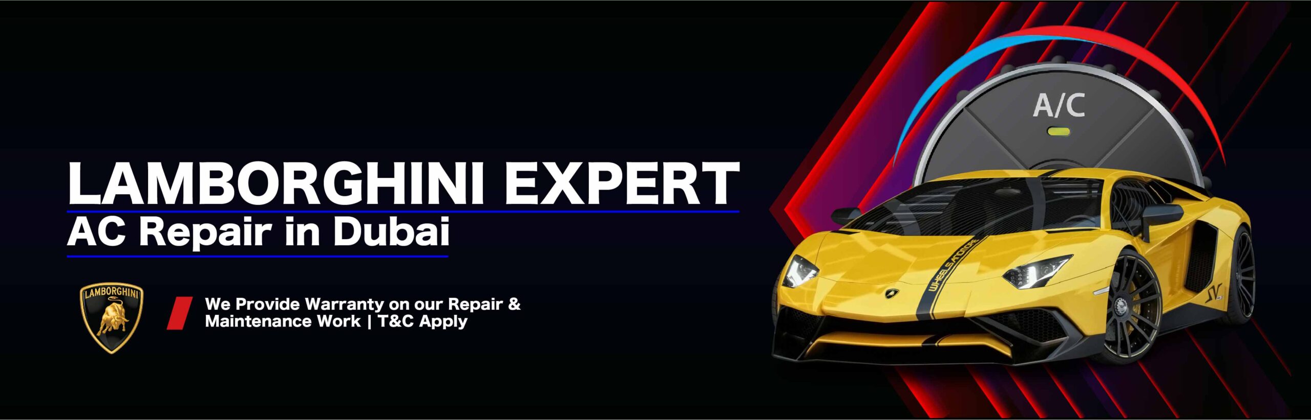 Lamborghini AC Repair & Service in Dubai