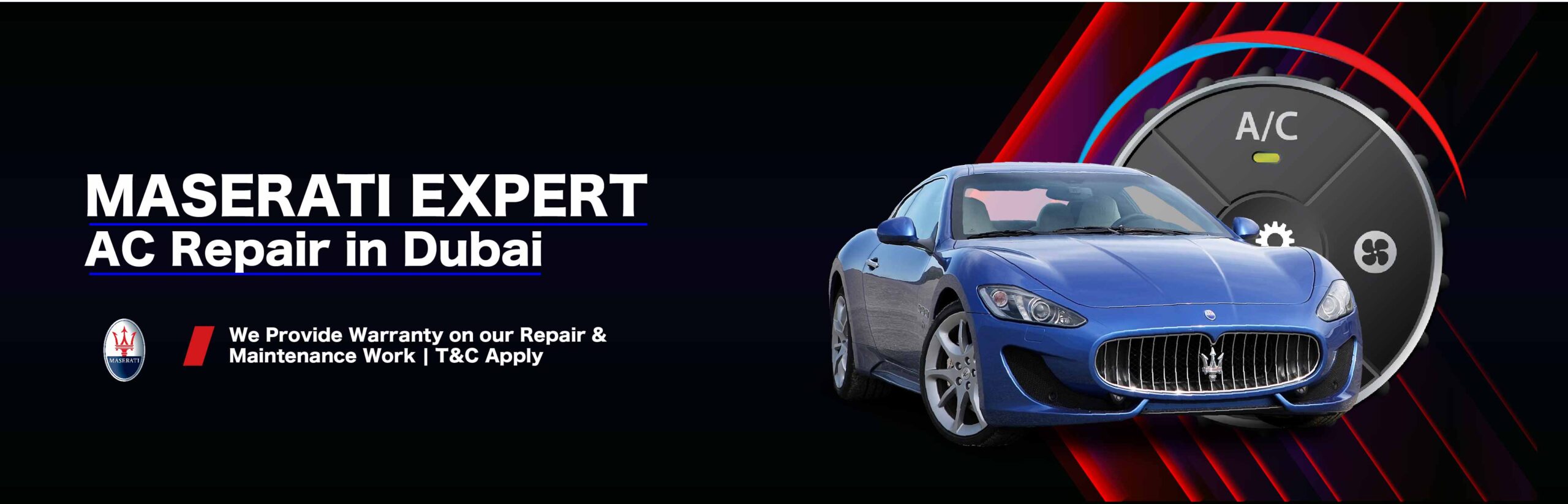 Maserati AC Repair and Service in Dubai