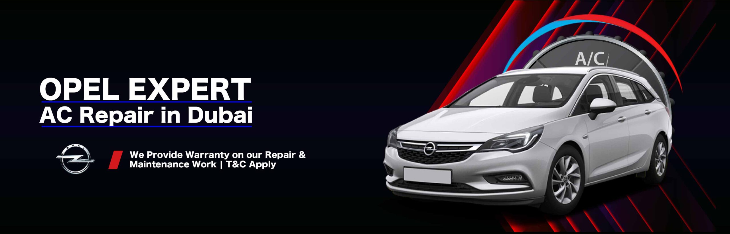 Best Opel AC Repair & Service in Dubai