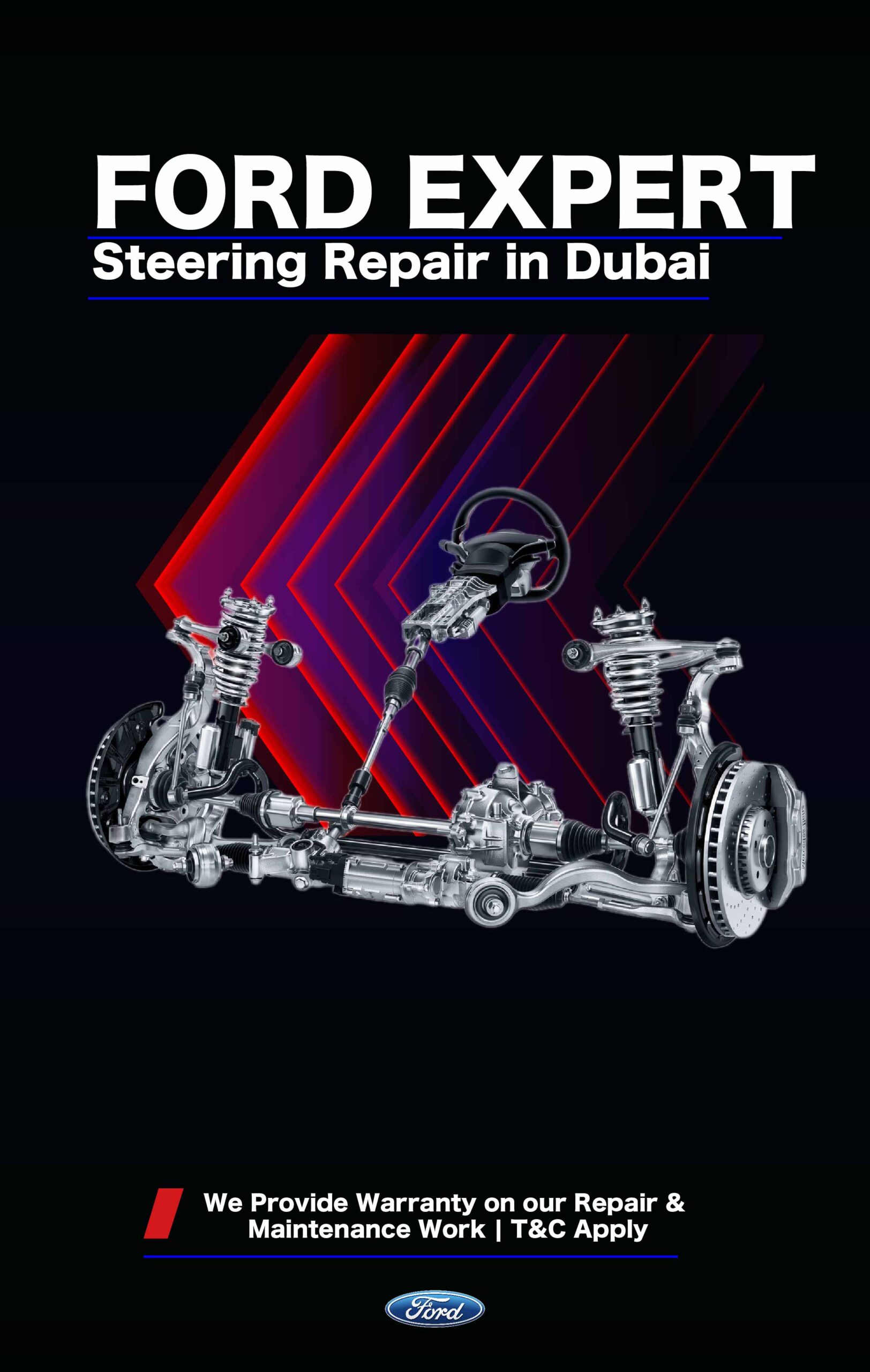 Ford Steering Repair and Service in Dubai