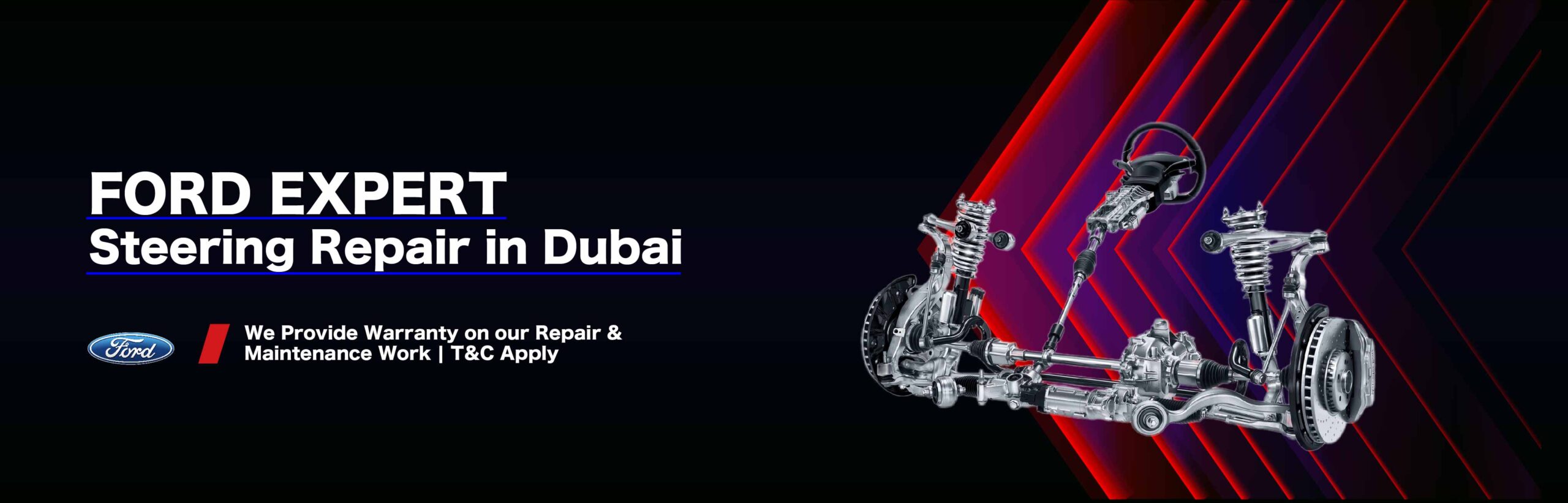 Ford Steering Repair and Service in Dubai