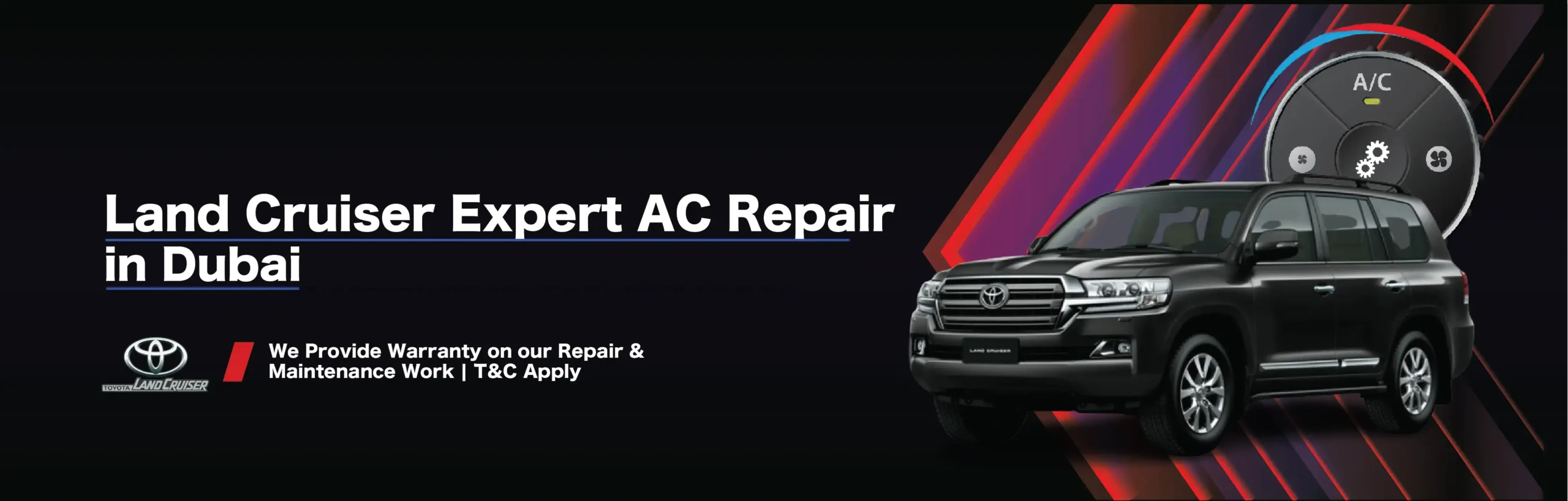 Land Cruiser AC Repair and Service in Dubai