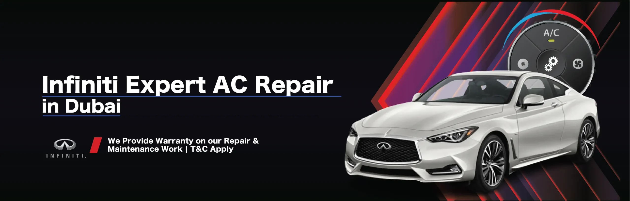 Infiniti AC Repair and Service in Dubai