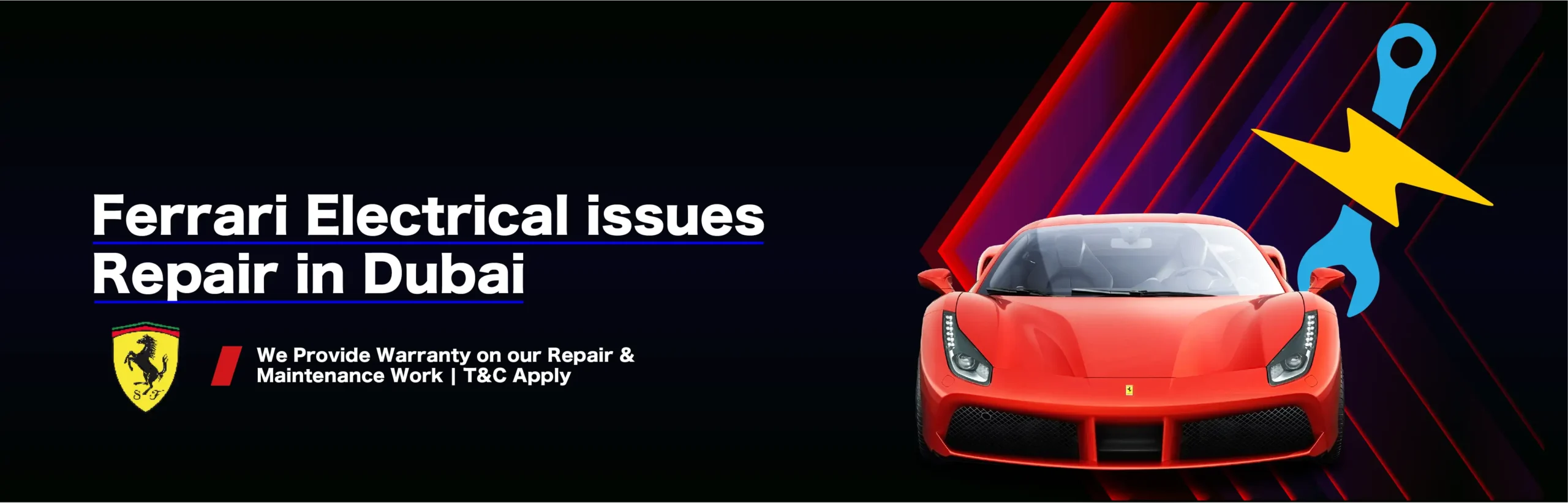 Ferrari Electrical System Repair Service in Dubai