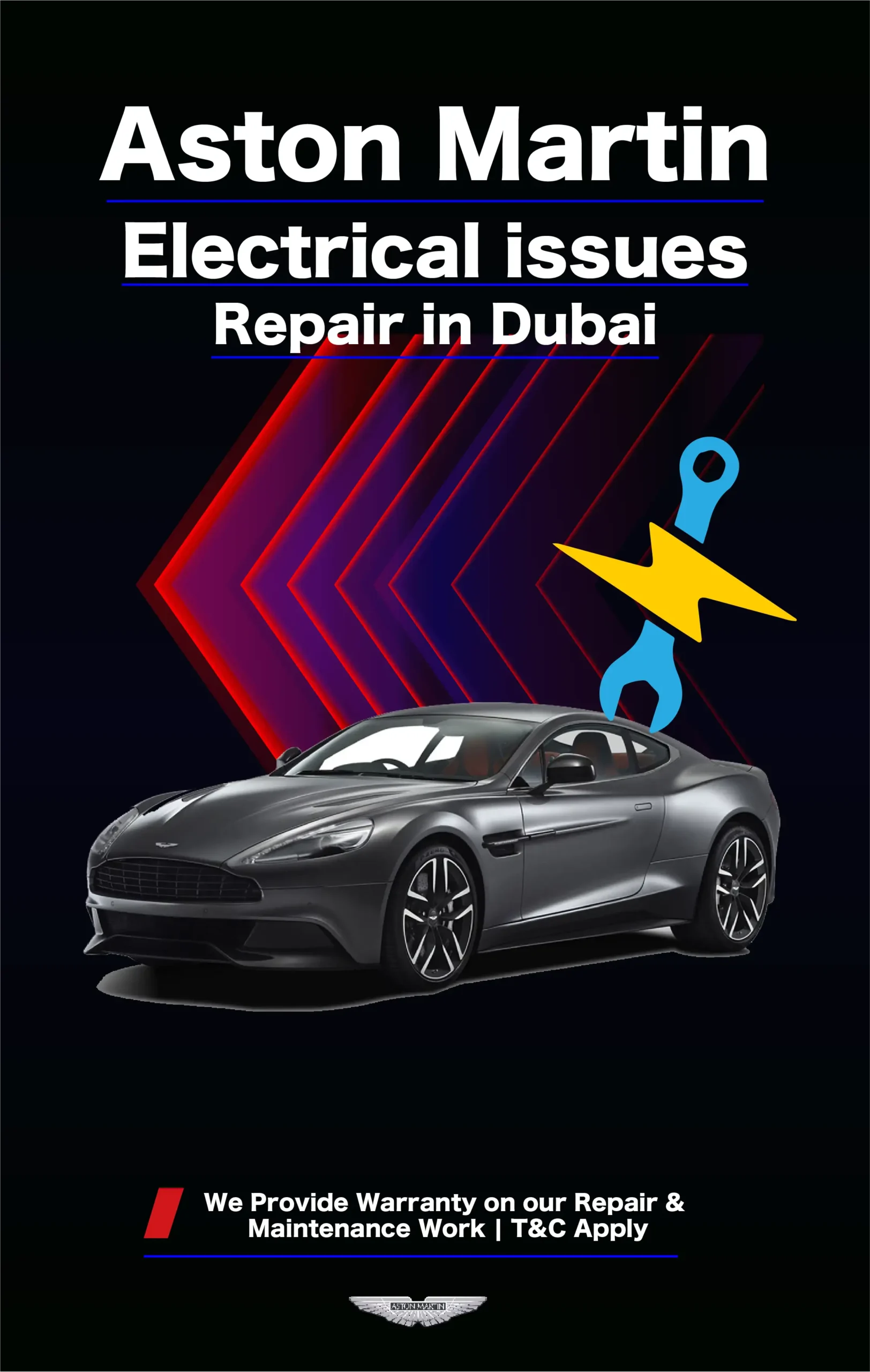 Aston Martin Electrical System Repair Service in Dubai