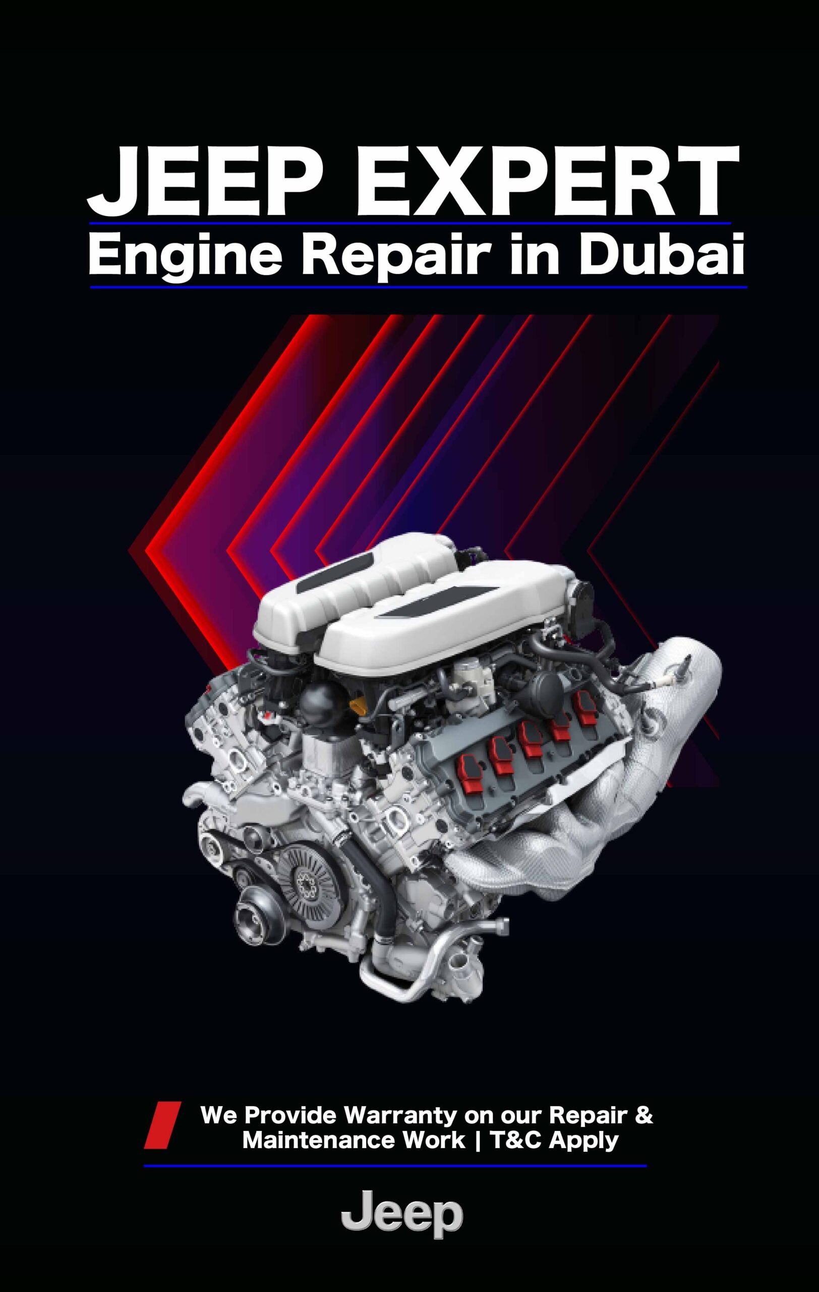 Best Jeep Engine Repair in Dubai