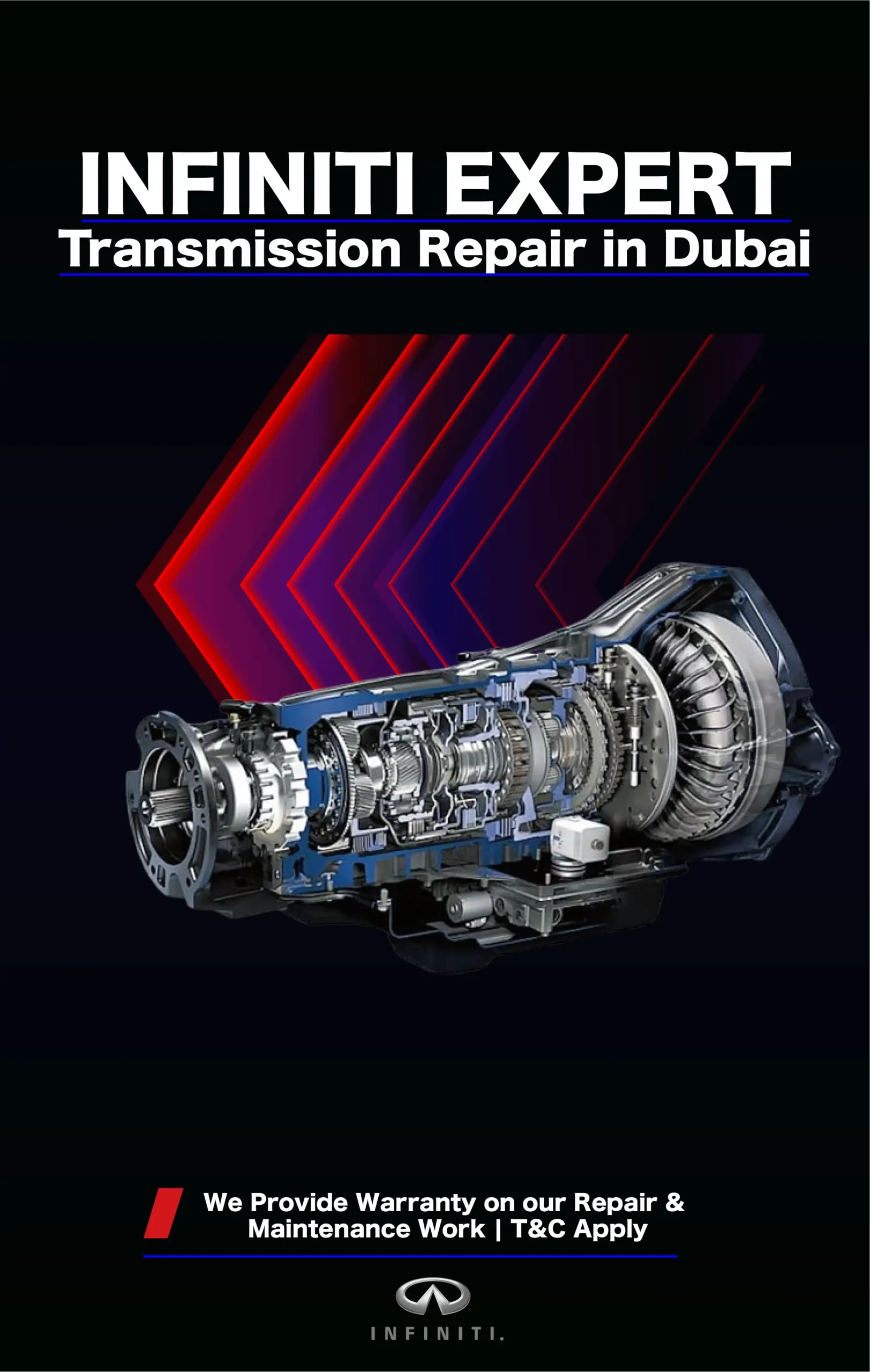 Expert Infiniti Transmission Repair Services in Dubai