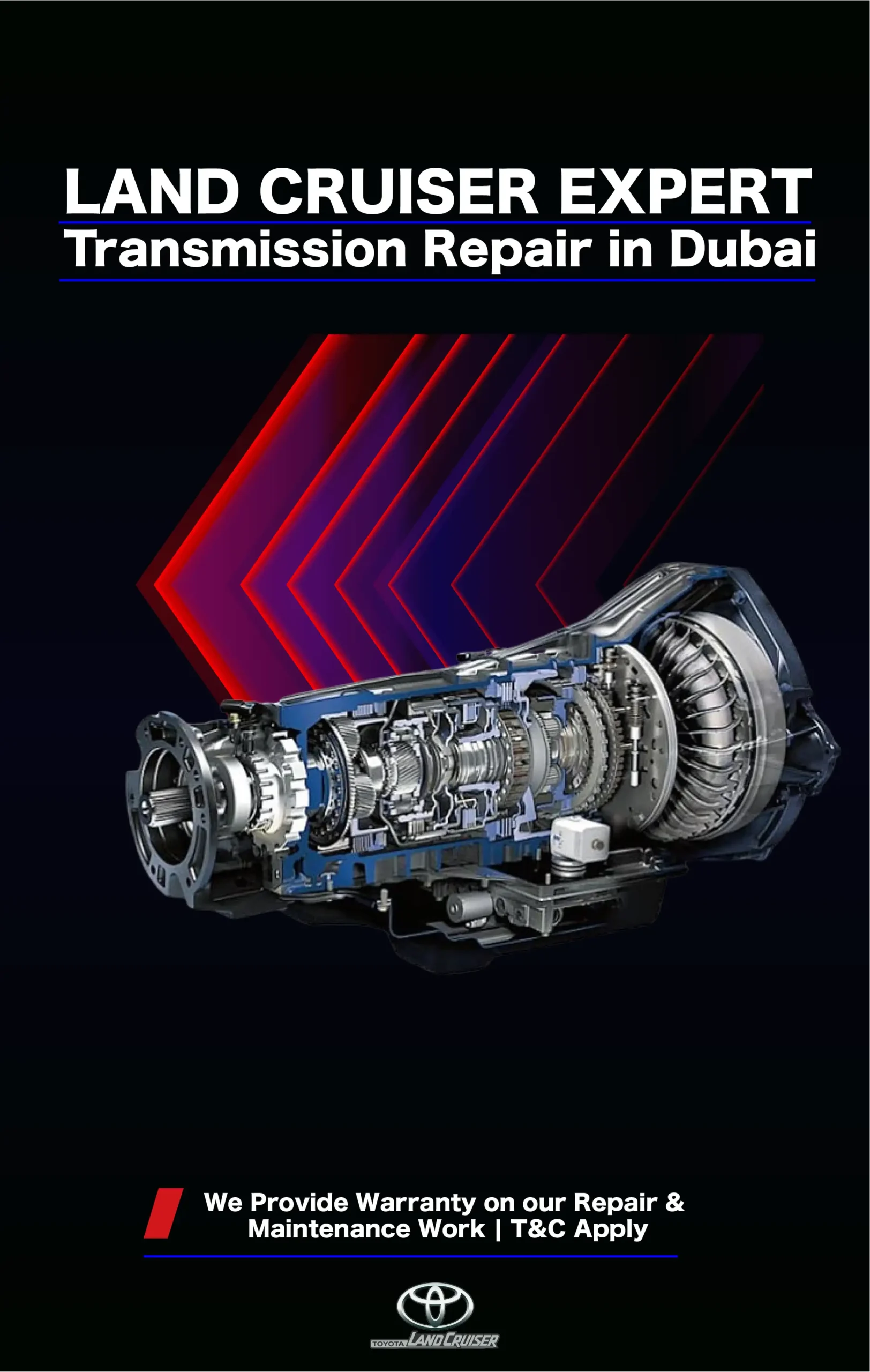 Expert Land Cruiser Transmission Repair Services in Dubai