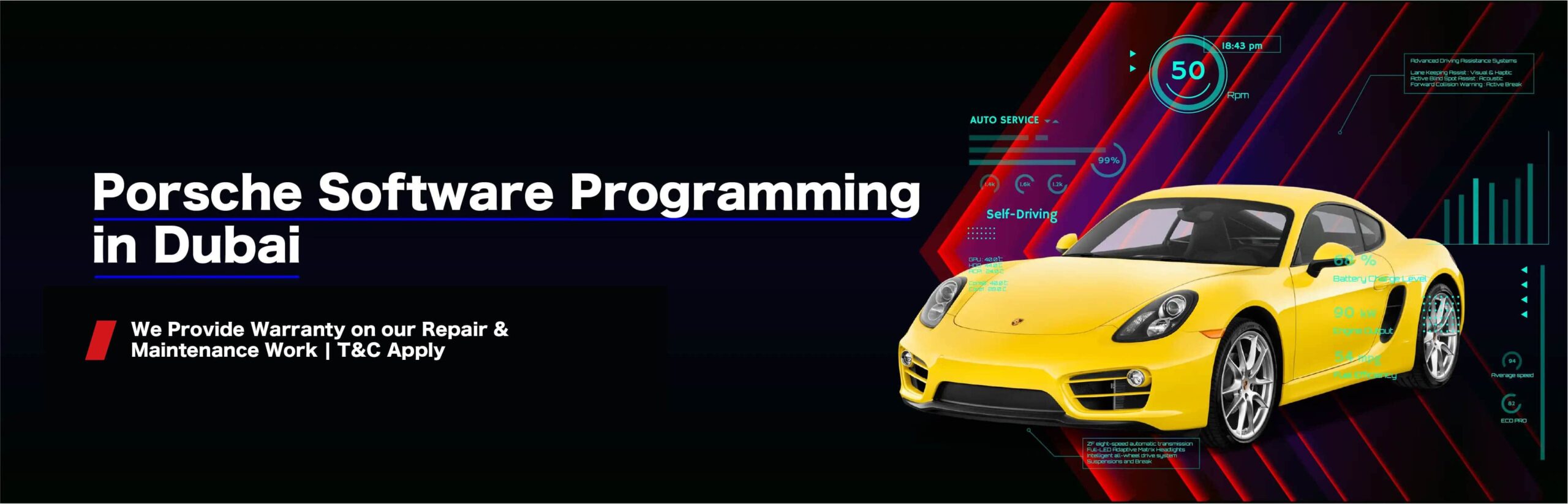 Porsche Software Programming Services in Dubai