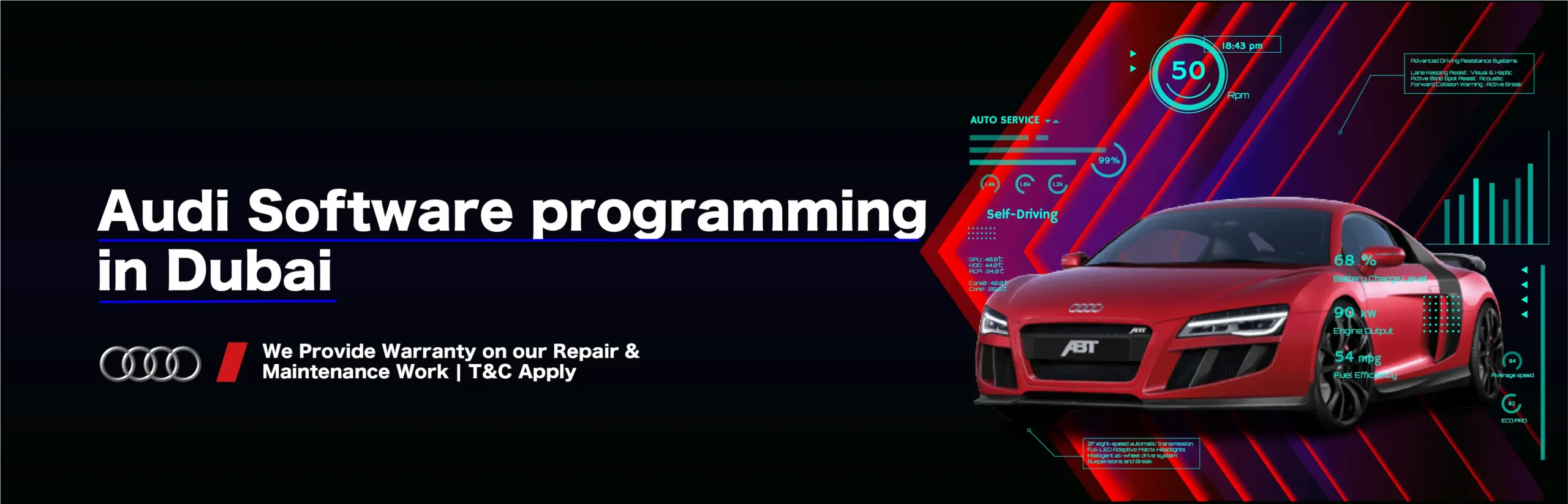 Audi Software Programming Services in Dubai