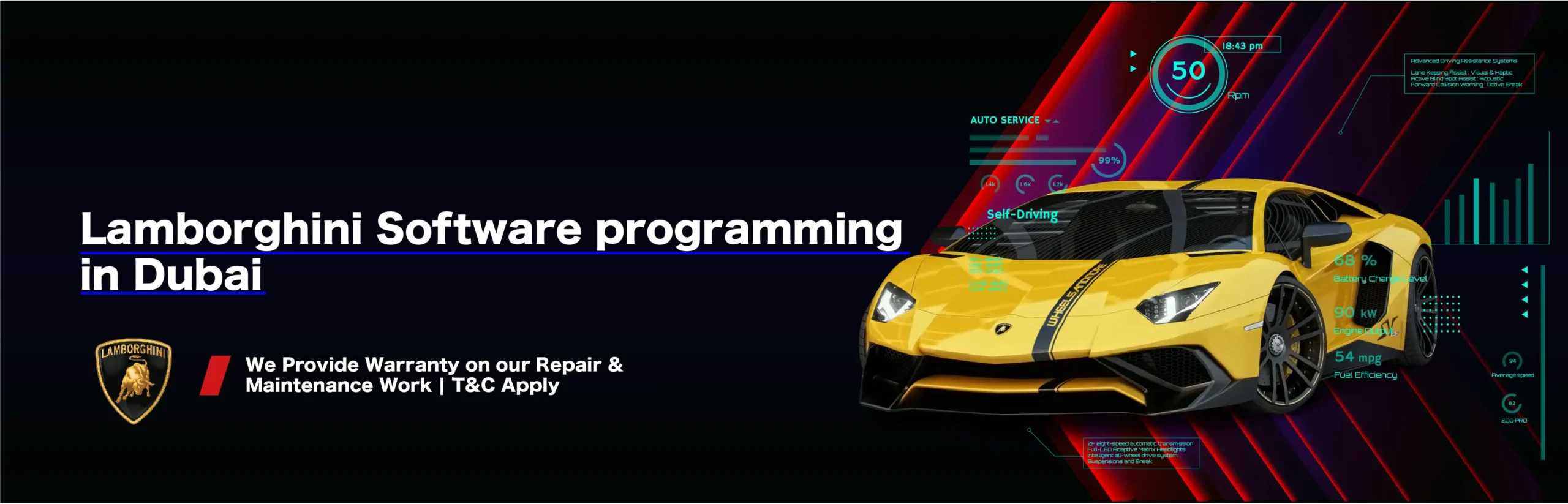 Lamborghini Software Programming Services in Dubai