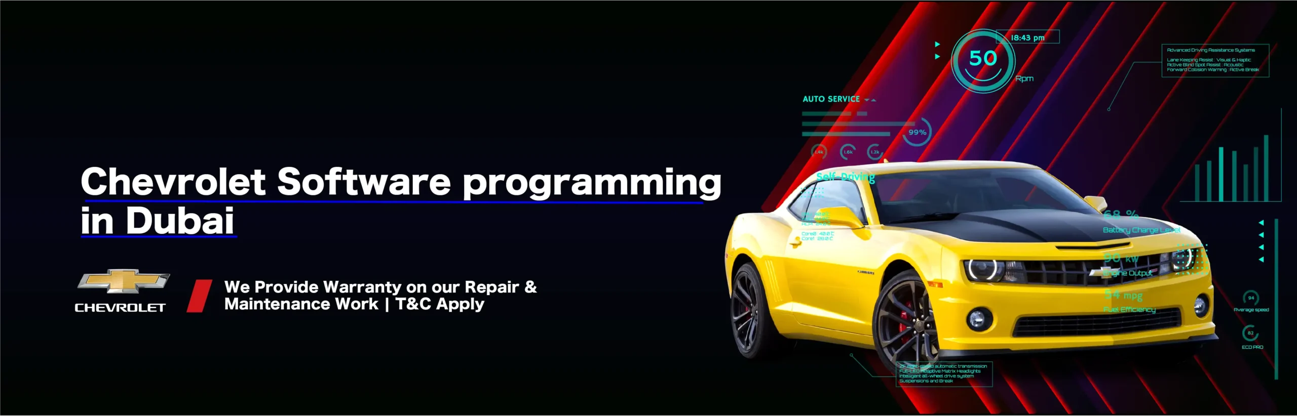 Chevrolet Software Programming Services in Dubai