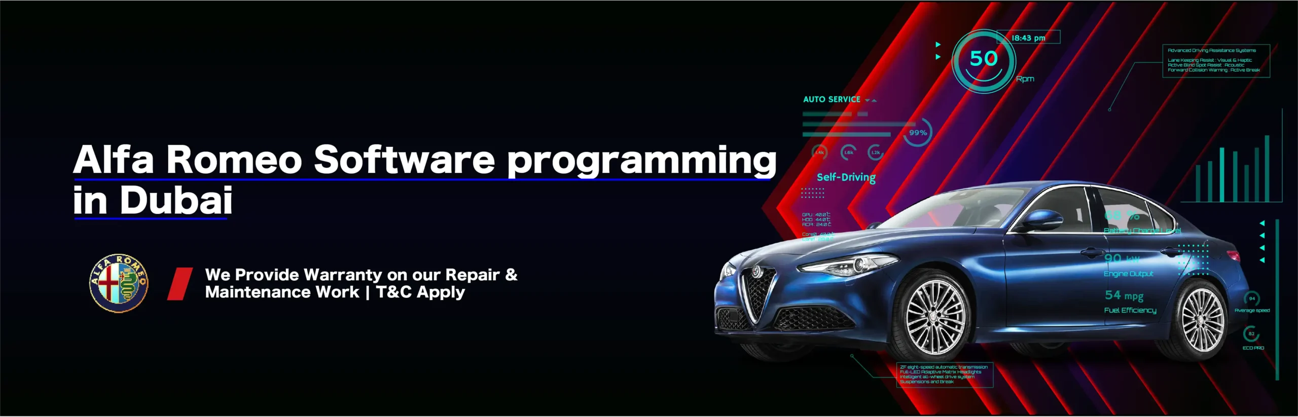 Alfa Romeo Software Programming Services in Dubai