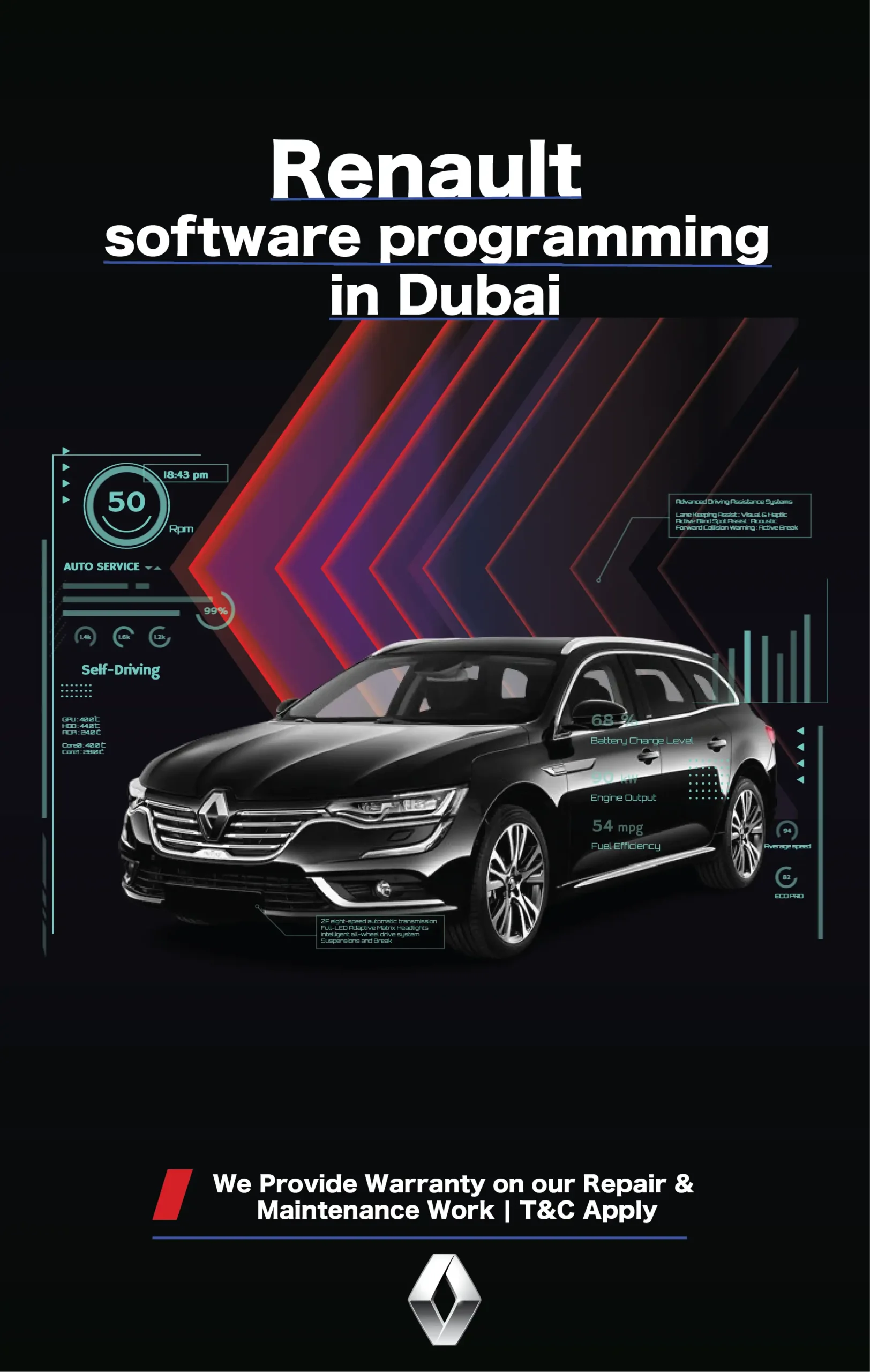 Renault Software Programming Services in Dubai