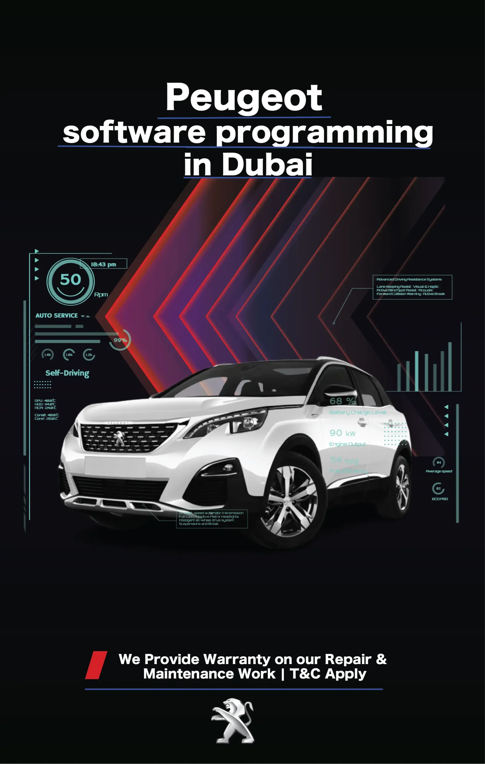 Peugeot Software Programming Services in Dubai