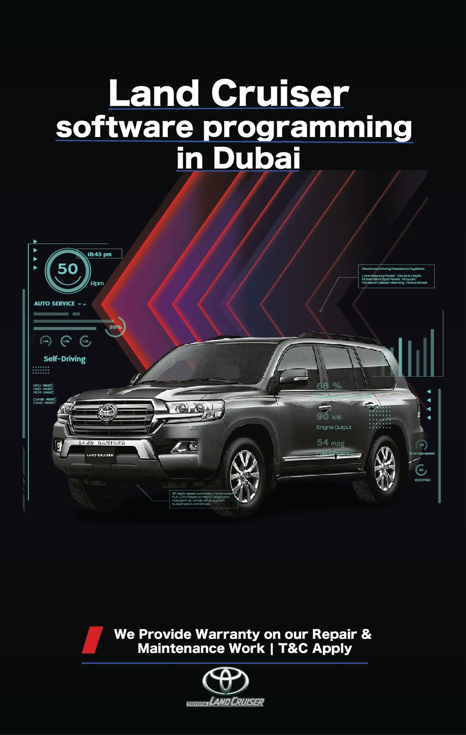 Land Cruiser Software Programming Services in Dubai