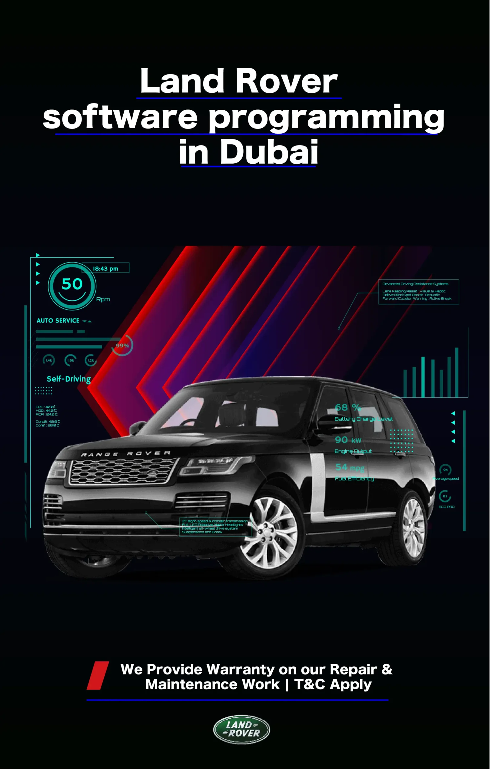 Land Rover Software Programming Services in Dubai