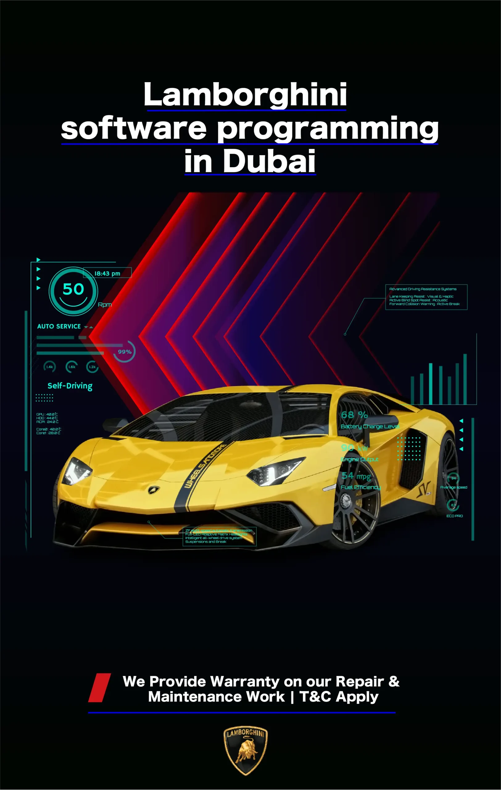 Lamborghini Software Programming Services in Dubai