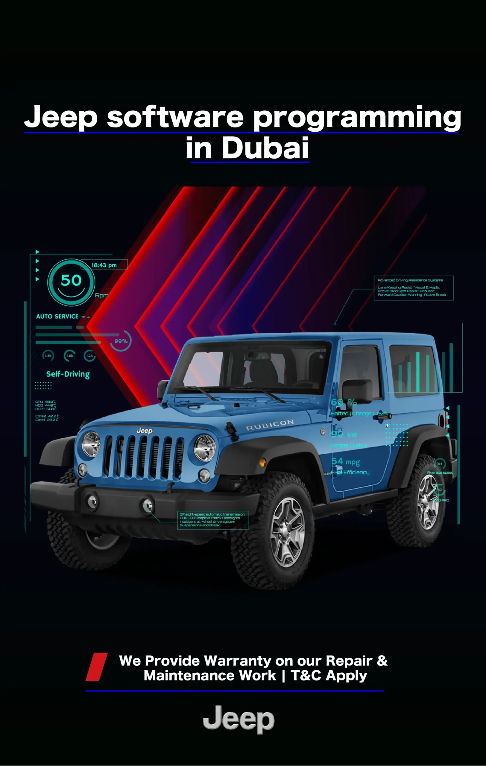 Jeep Software Programming Services in Dubai