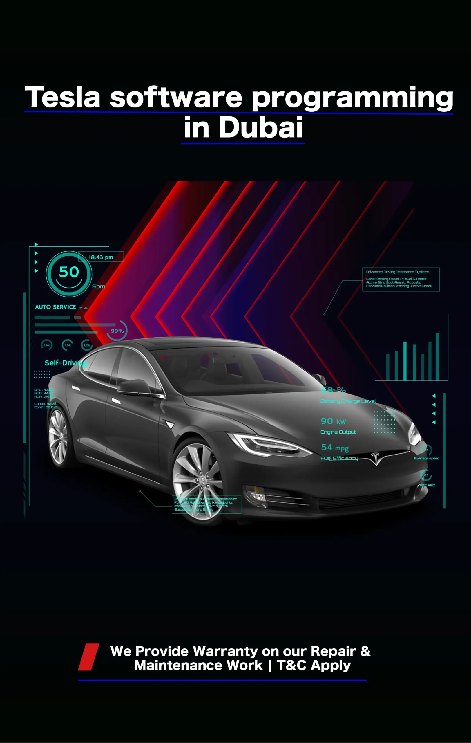 Premier Tesla Software Programming Services in Dubai