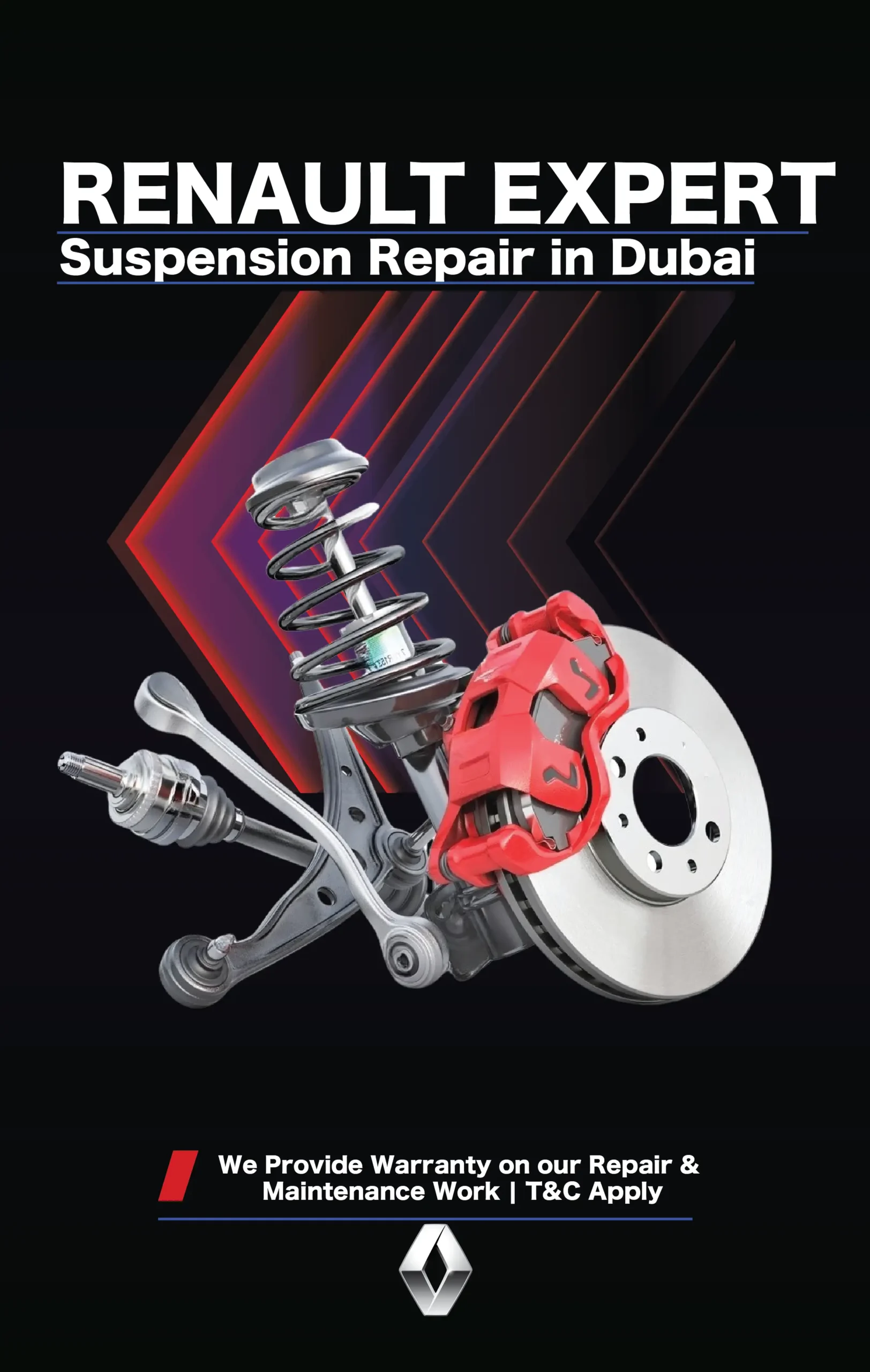 Renault Suspension Repair and Replacement in Dubai