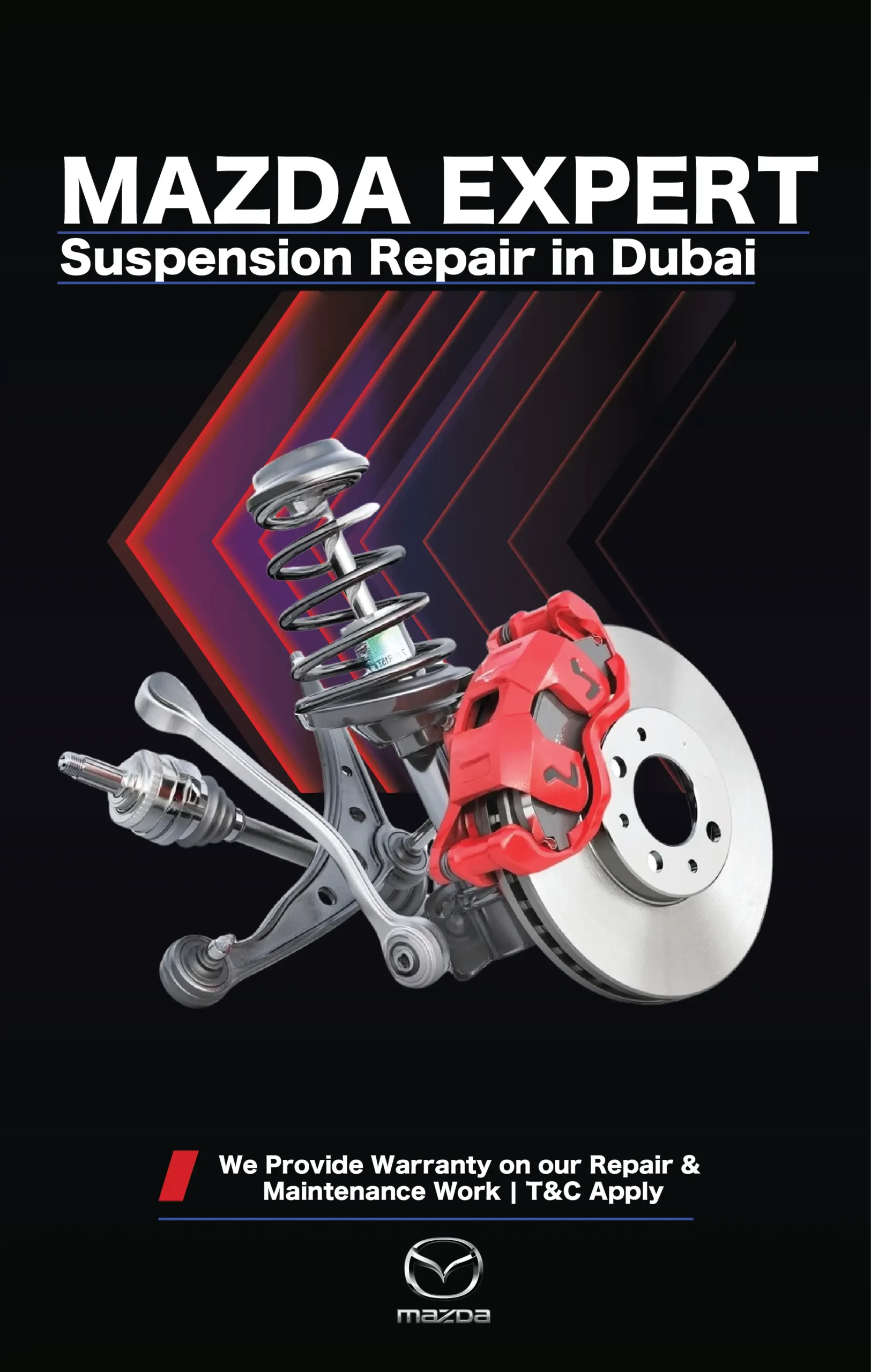 Mazda Suspension Repair and Replacement in Dubai