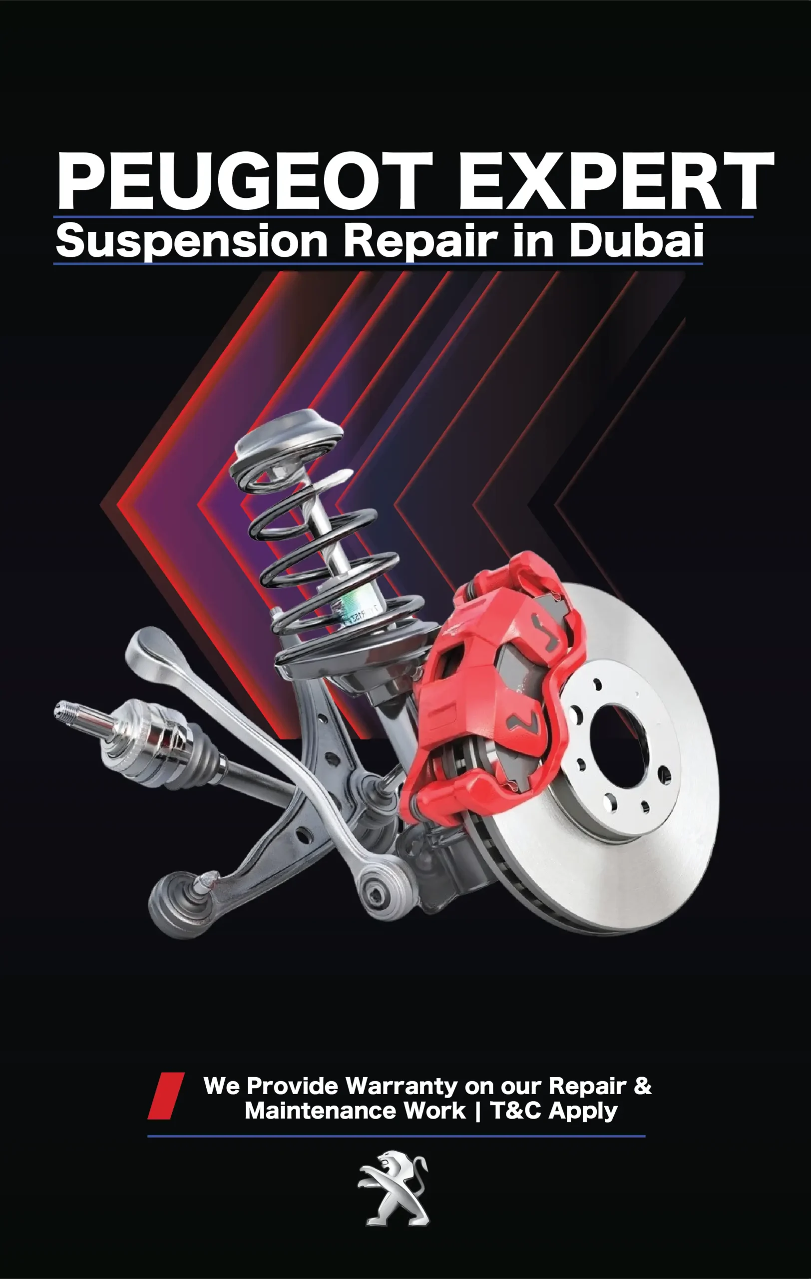 Peugeot Suspension Repair and Replacement in Dubai