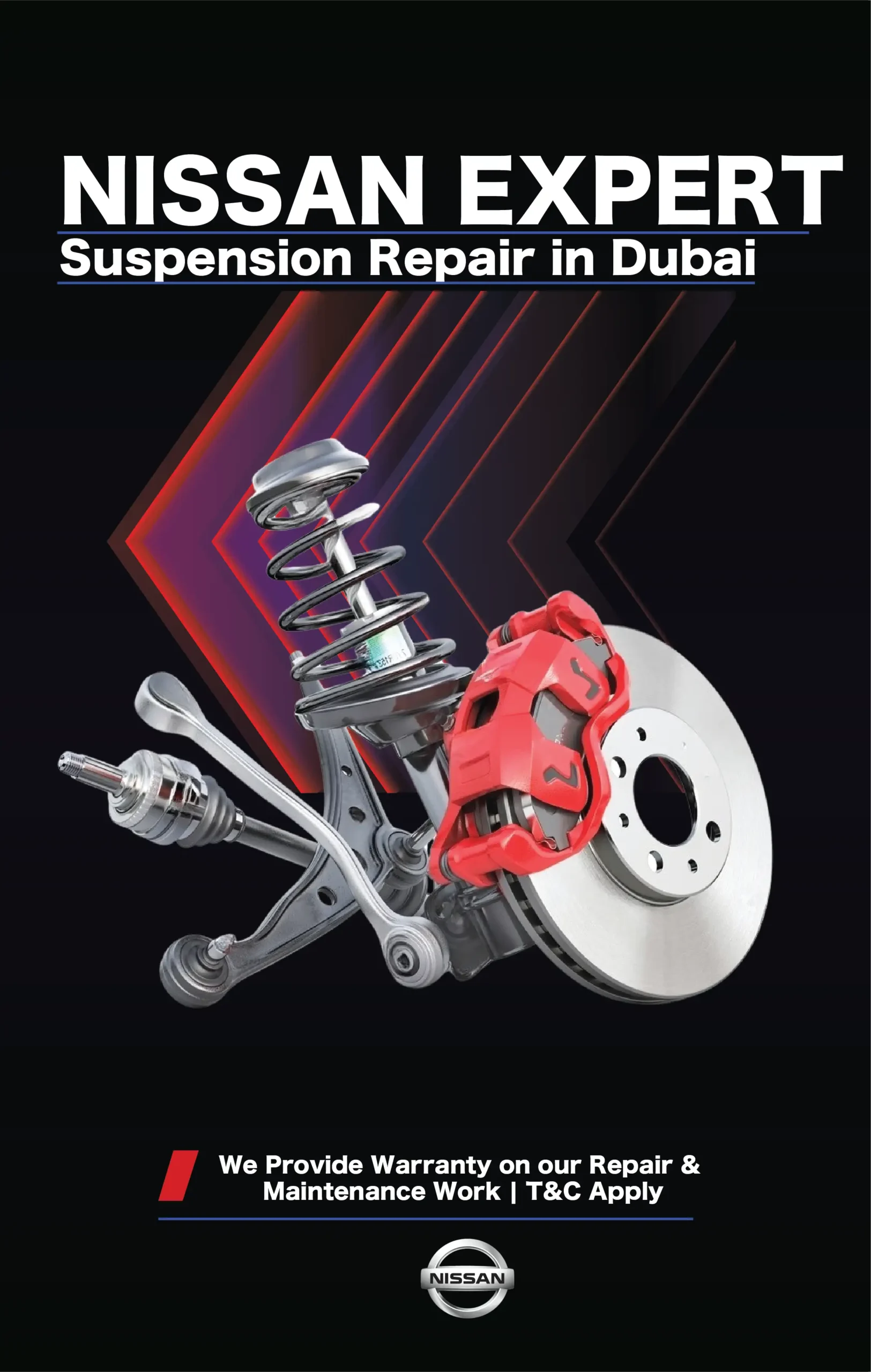 Nissan Suspension Repair and Replacement in Dubai