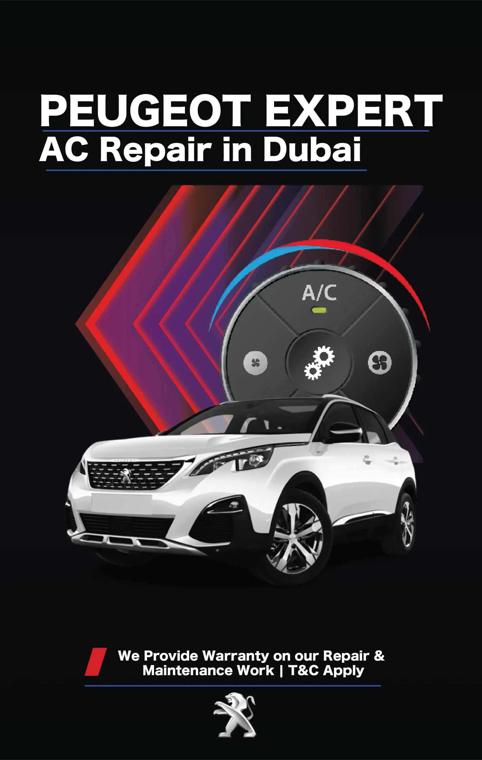 Peugeot AC Repair and Service in Dubai