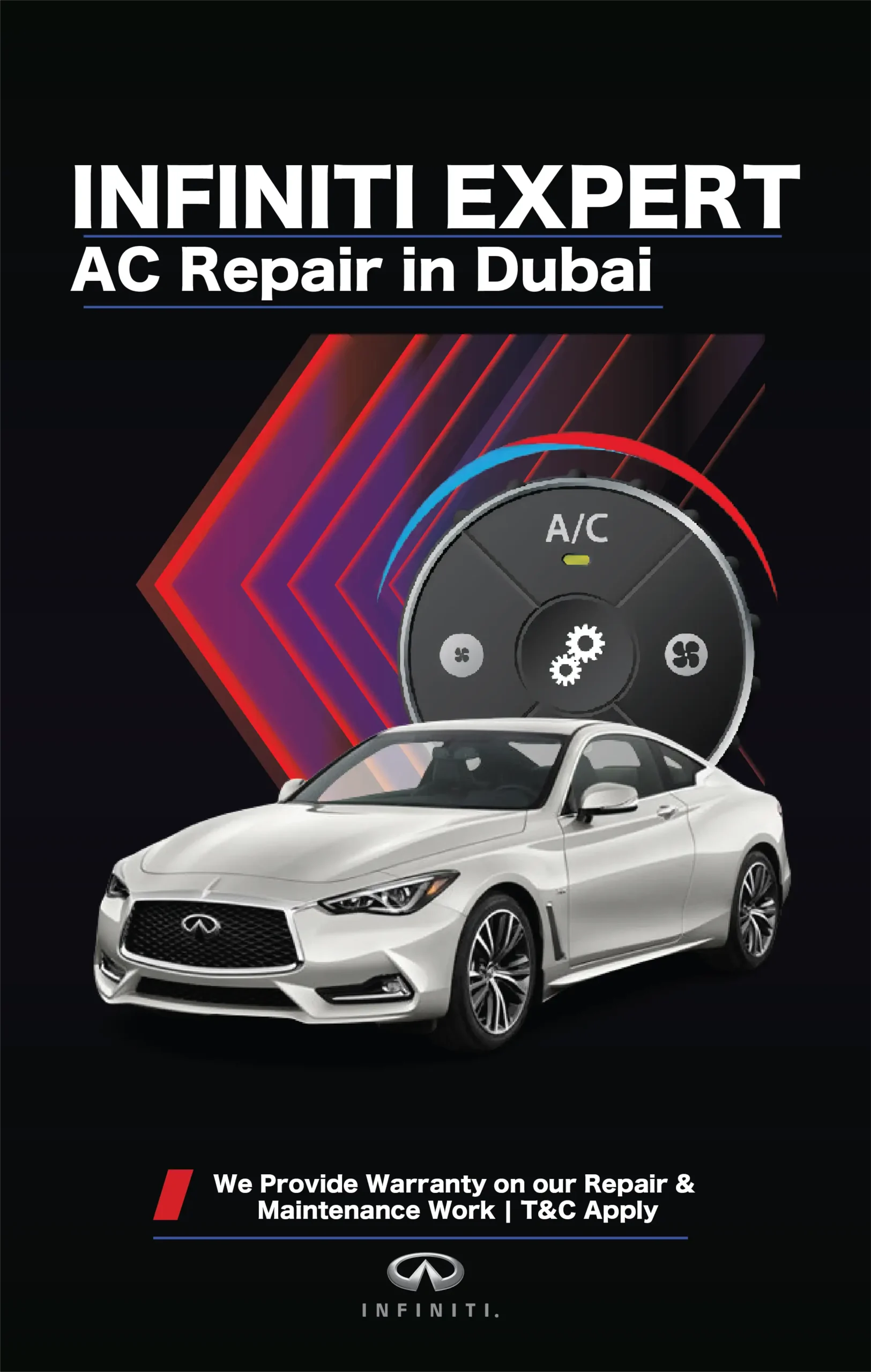 Infiniti AC Repair and Service in Dubai