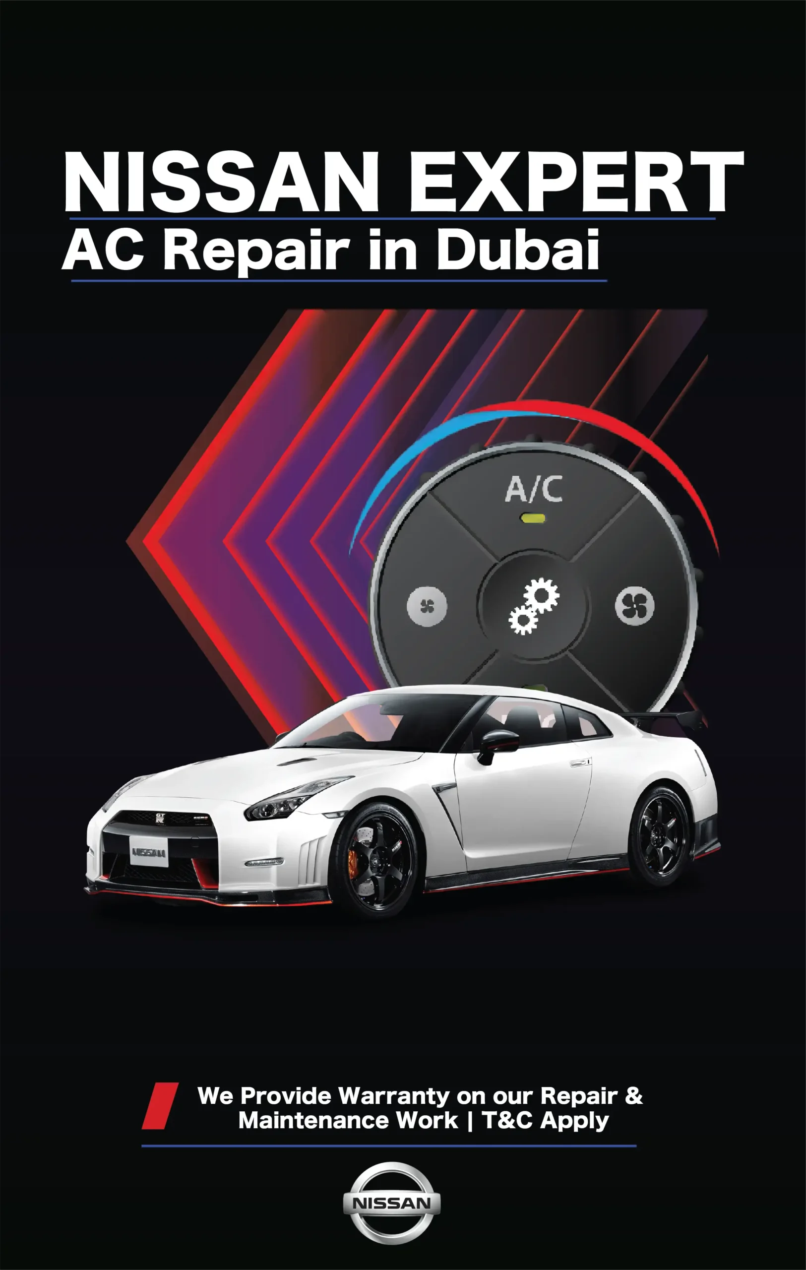 Nissan AC Repair and Service in Dubai