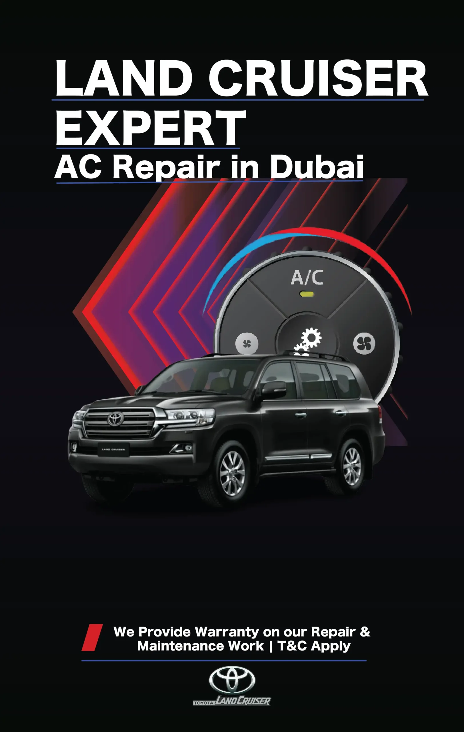 Land Cruiser AC Repair and Service in Dubai