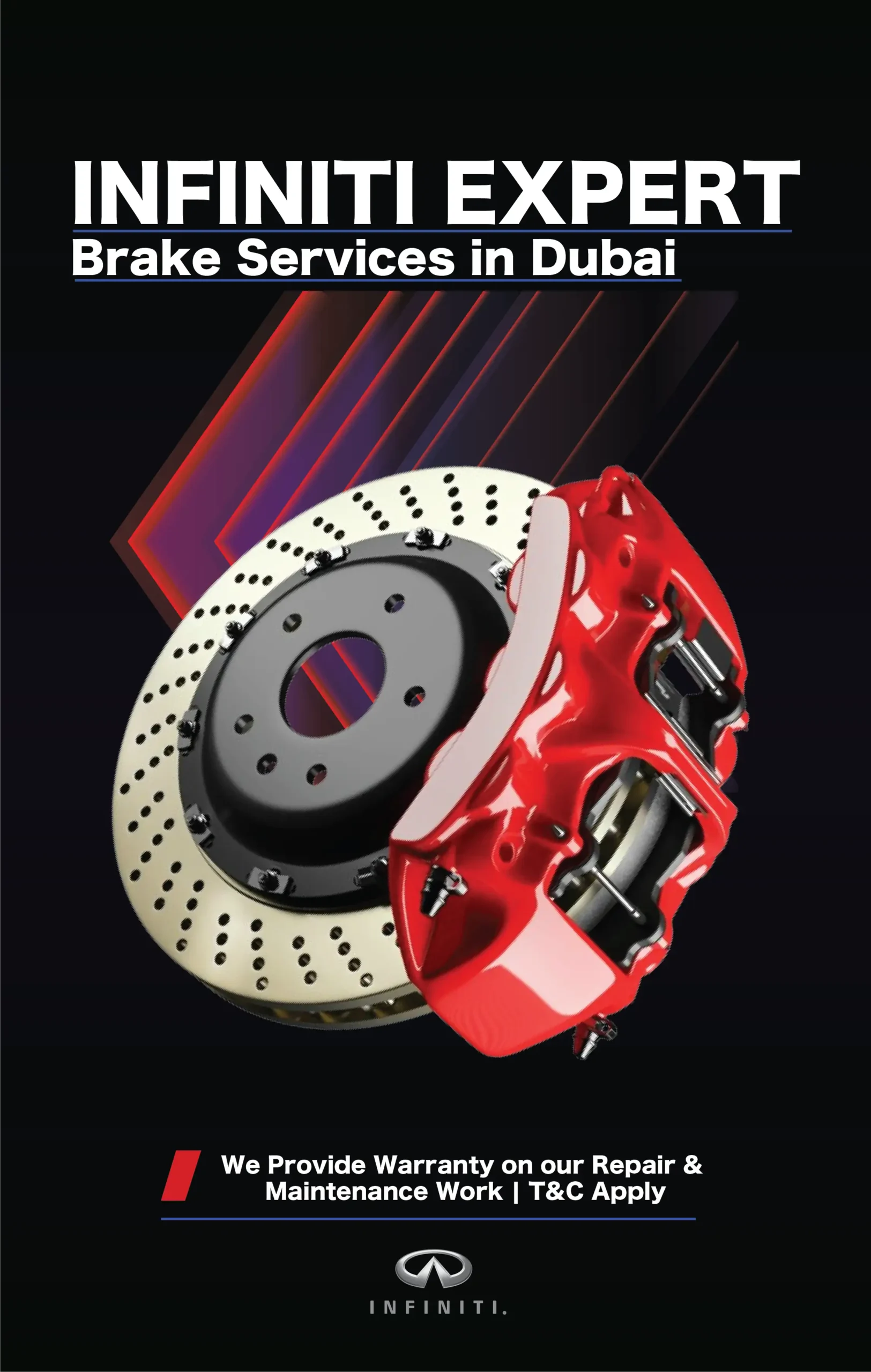 Infiniti Brake Service in Dubai